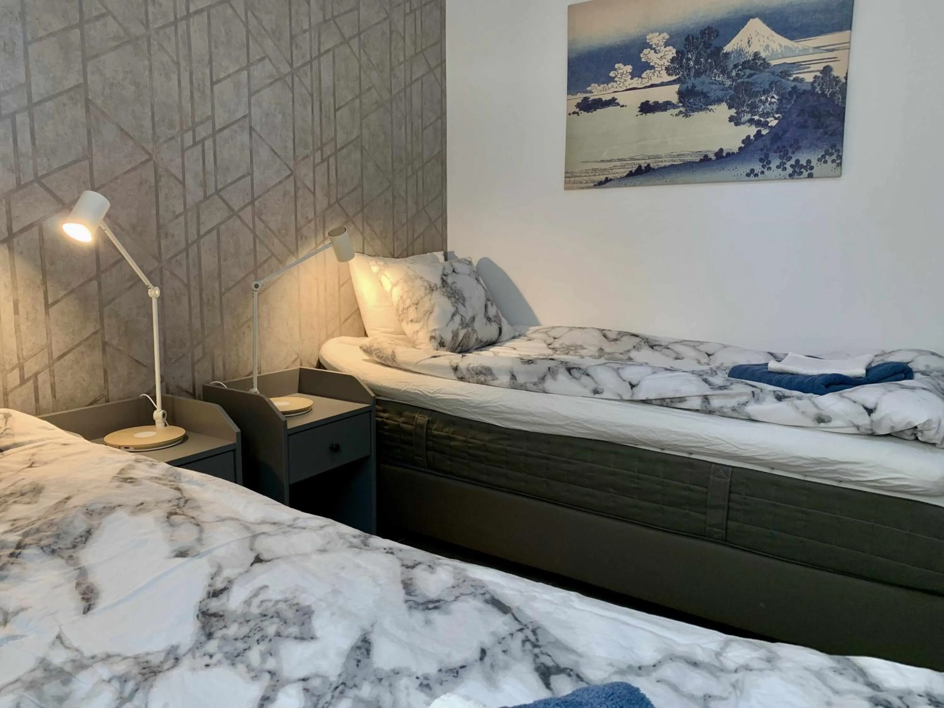 Bed in Gran terraza en Marinsa Beach Torrox