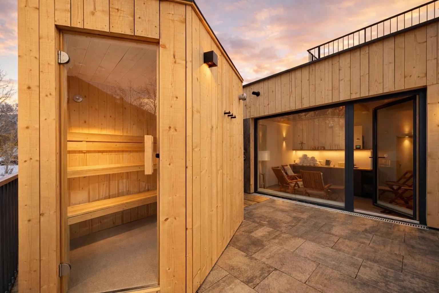 Sauna in Da Alois - Alpine Premium Apartments