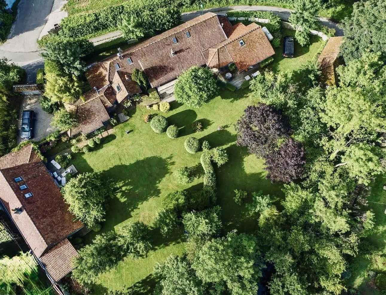 Bird's eye view in Un matin de mai, Côte d'Opale