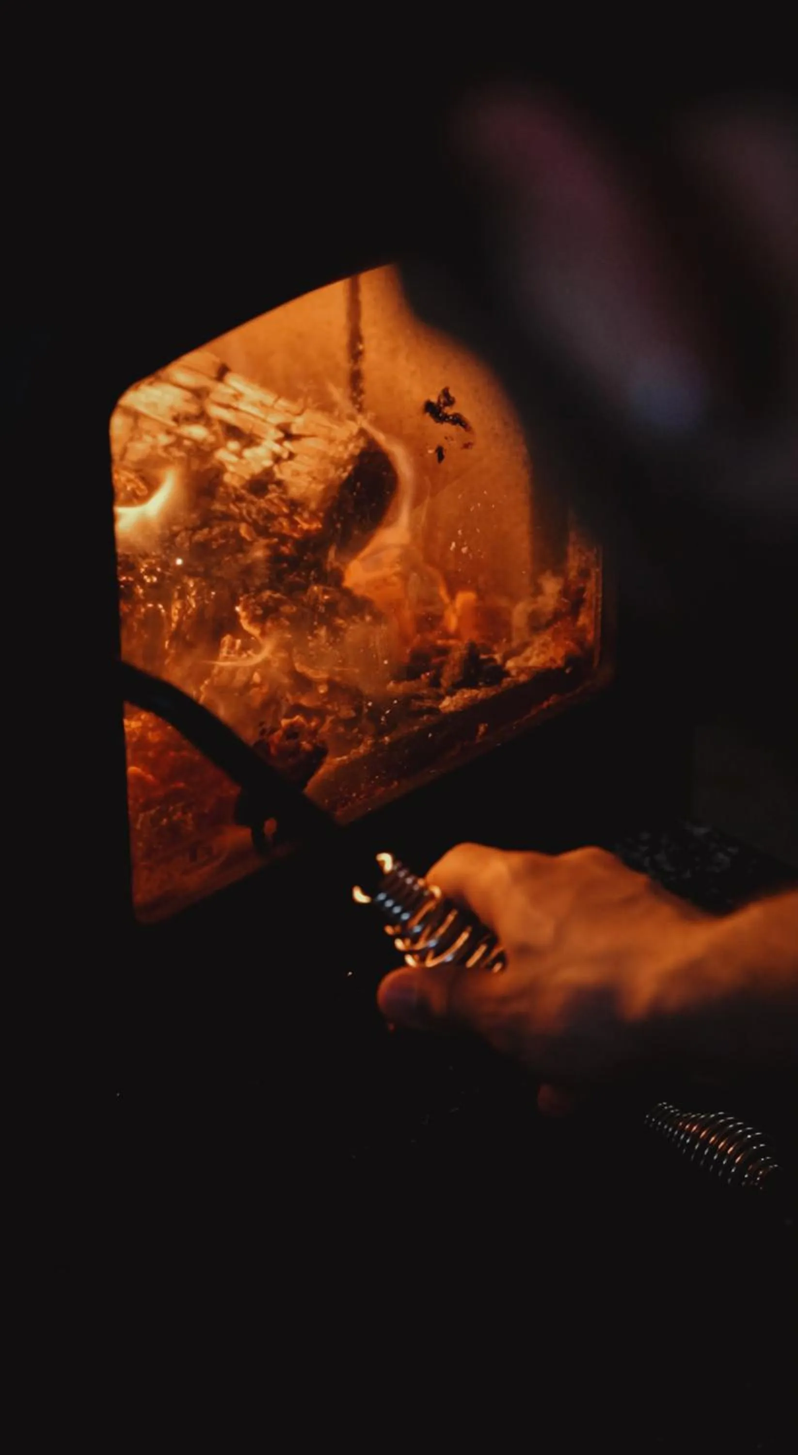 fireplace in Station Chene rouge