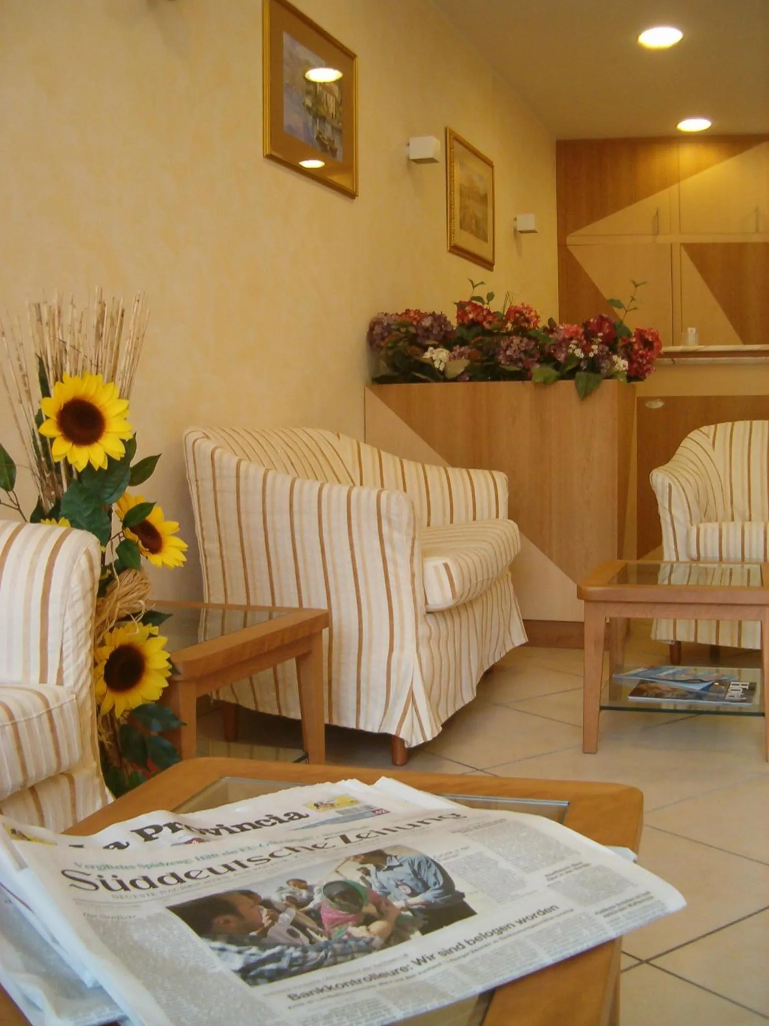 Lobby or reception in Hotel Regina