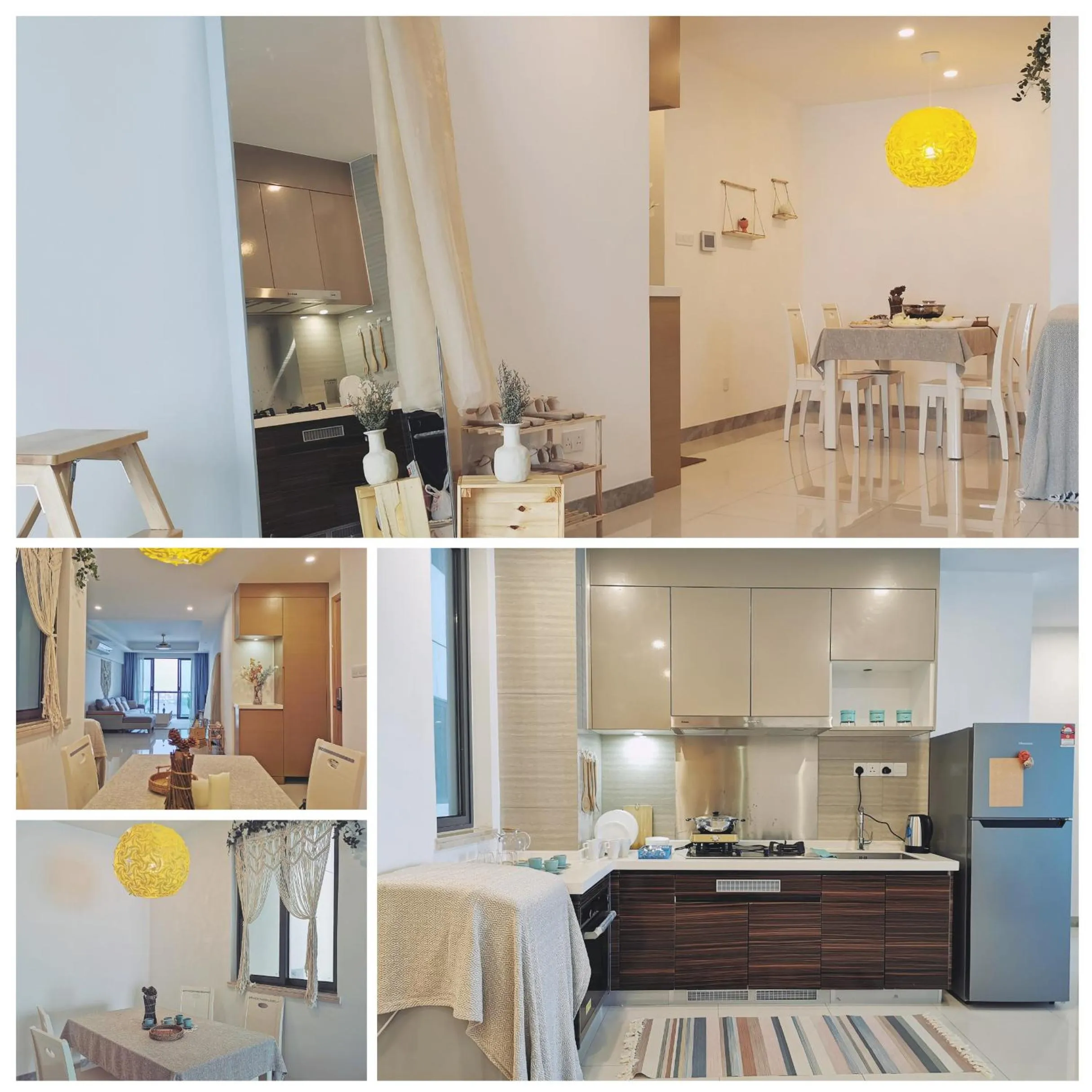 Kitchen or kitchenette in Yussy Homestay at R&F Princess Cove