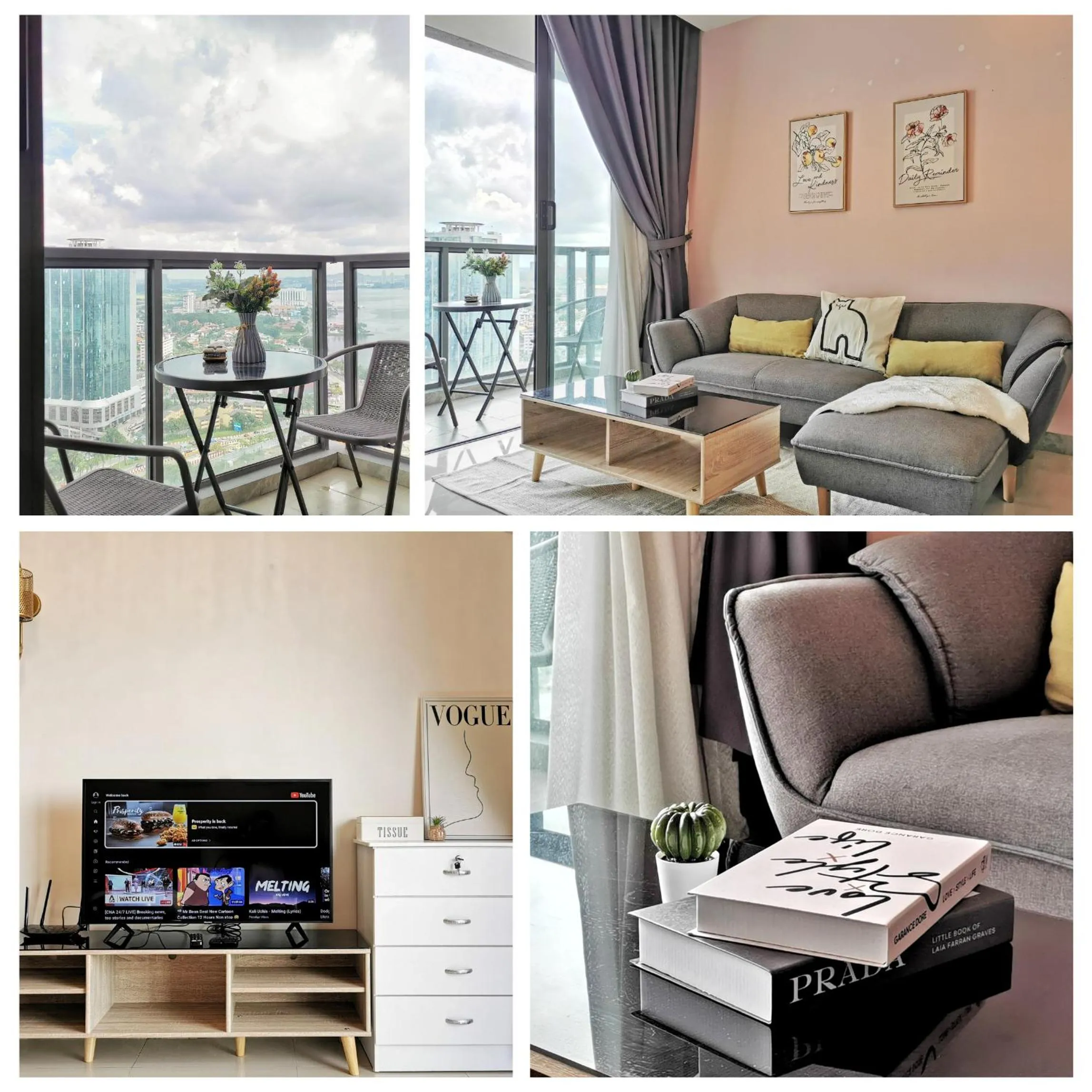 Living room in Yussy Homestay at R&F Princess Cove