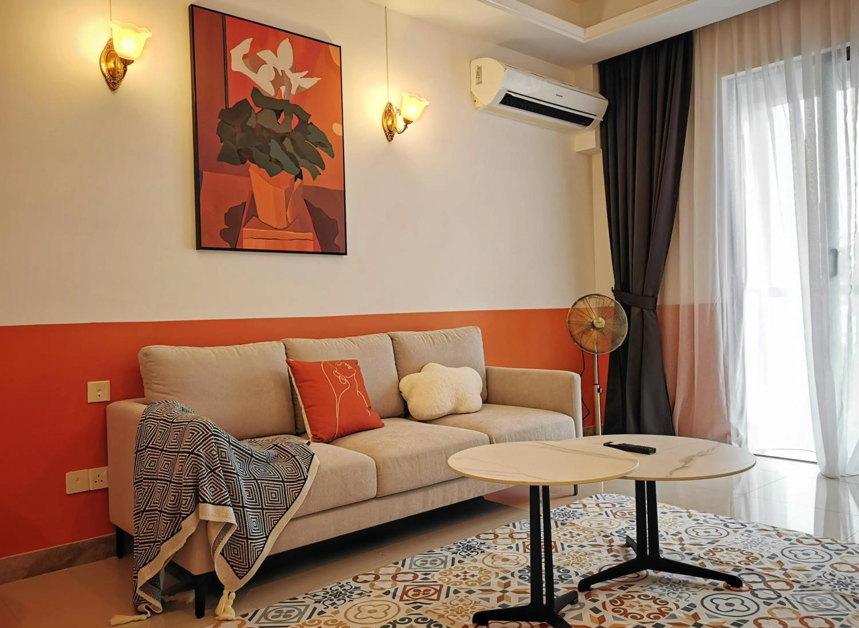 Living room in Yussy Homestay at R&F Princess Cove