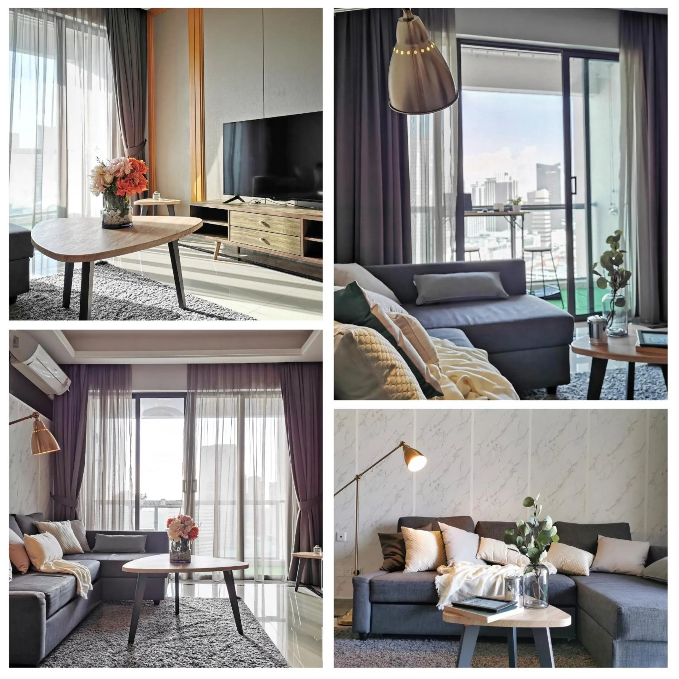 Living room in Yussy Homestay at R&F Princess Cove