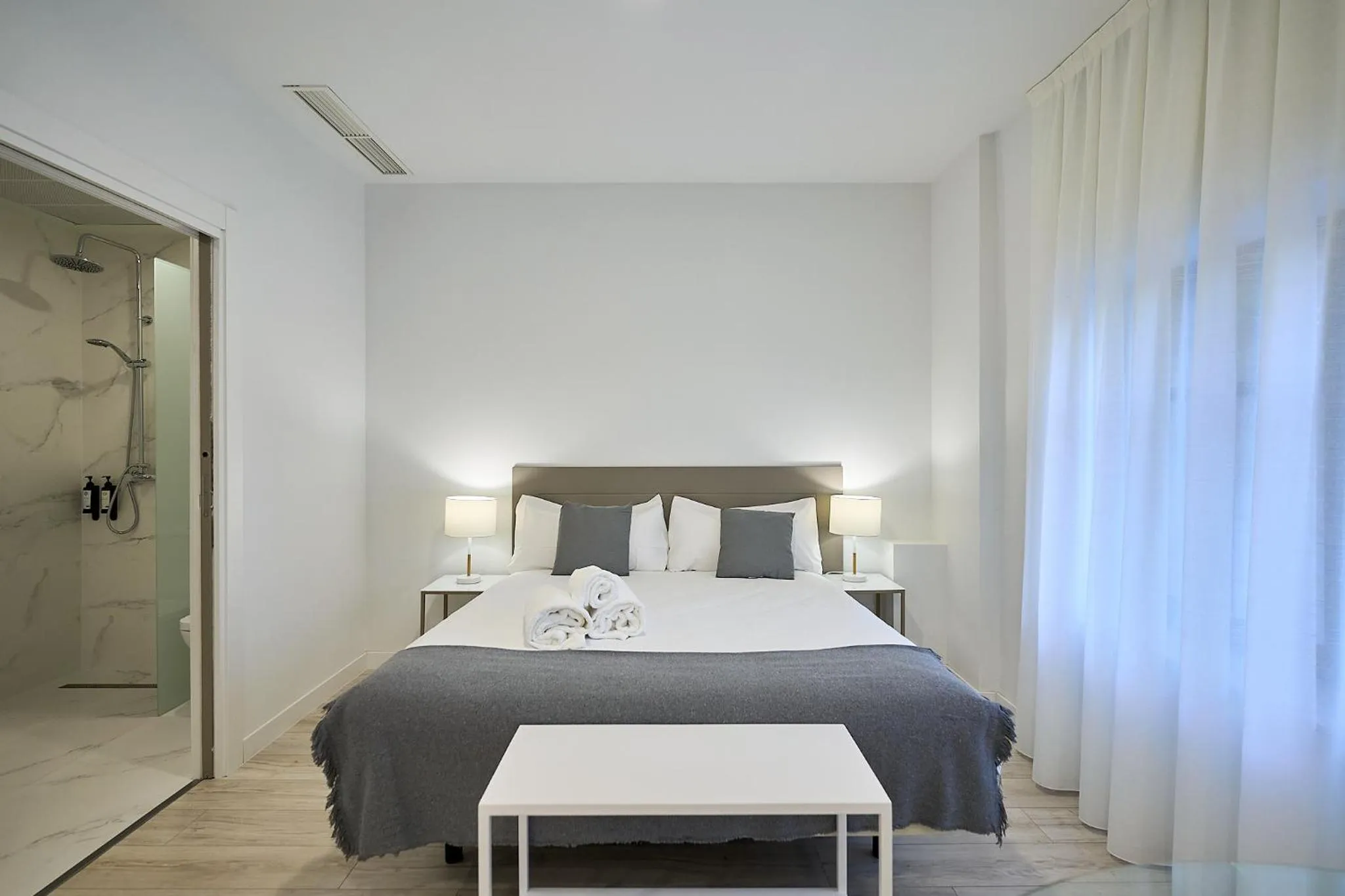 Bed in Inés Luna Suites