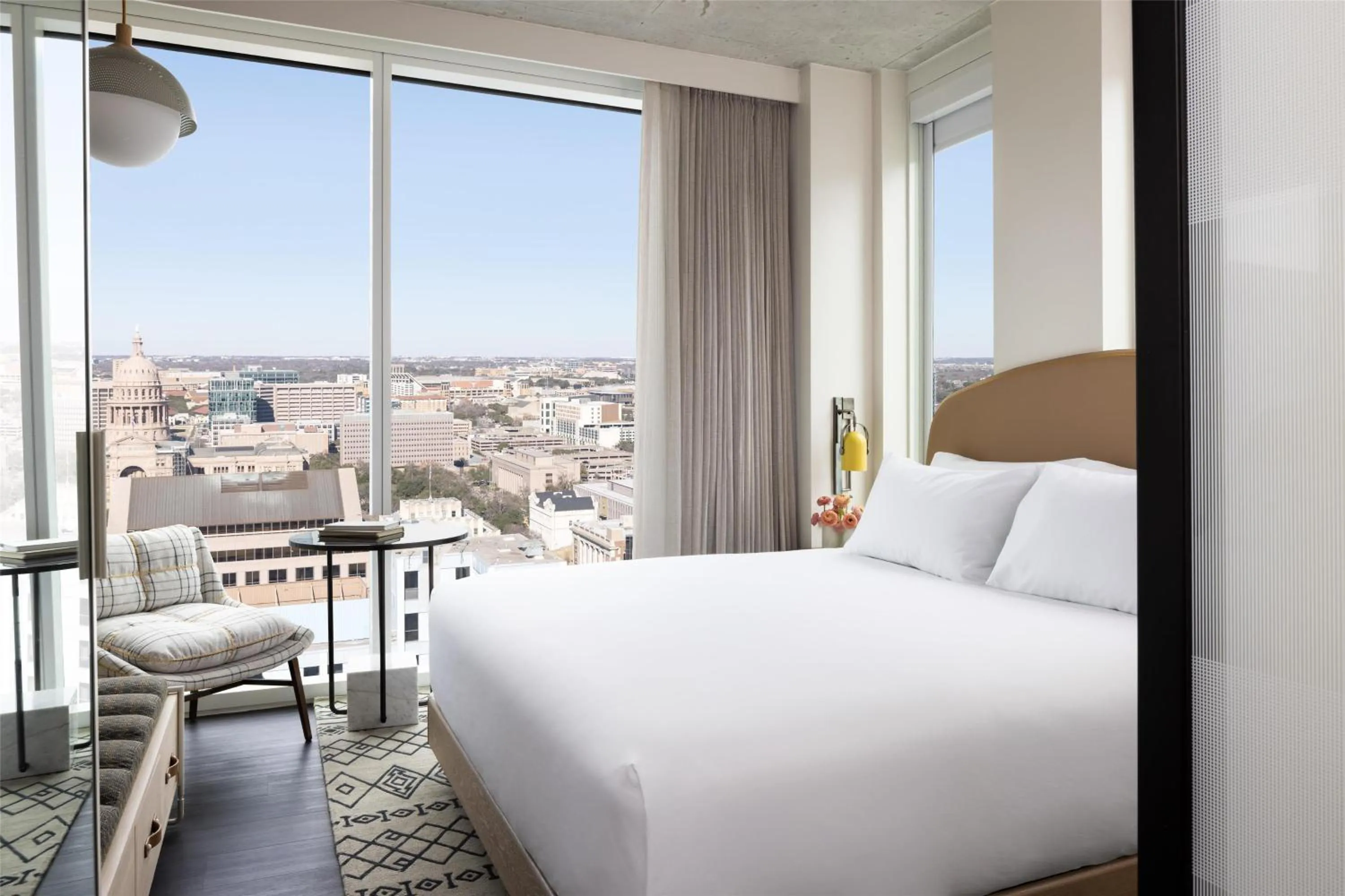 View (from property/room), Bed in Hyatt Centric Congress Avenue Austin