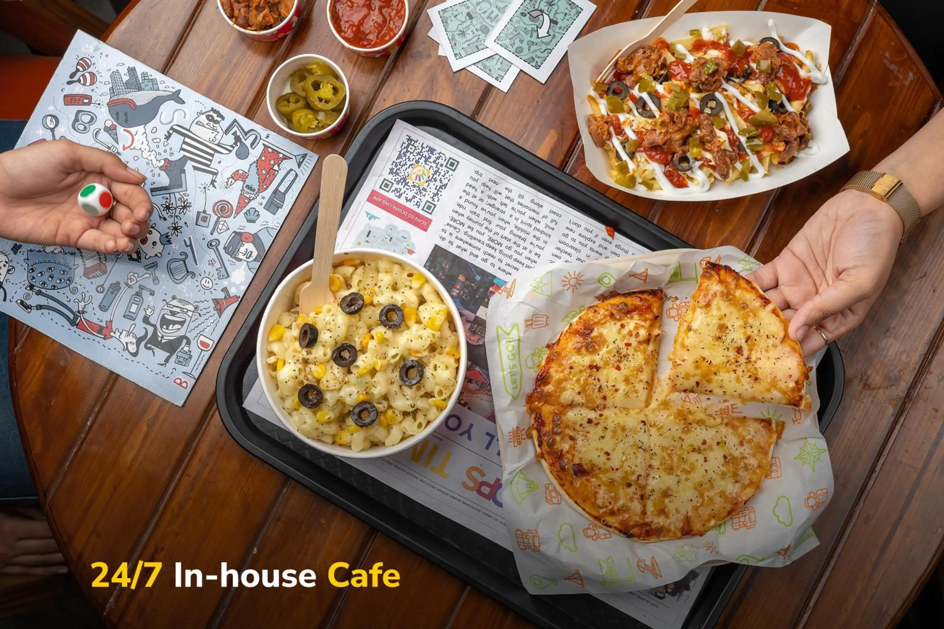 Food and drinks in goSTOPS Pondicherry Near Auroville