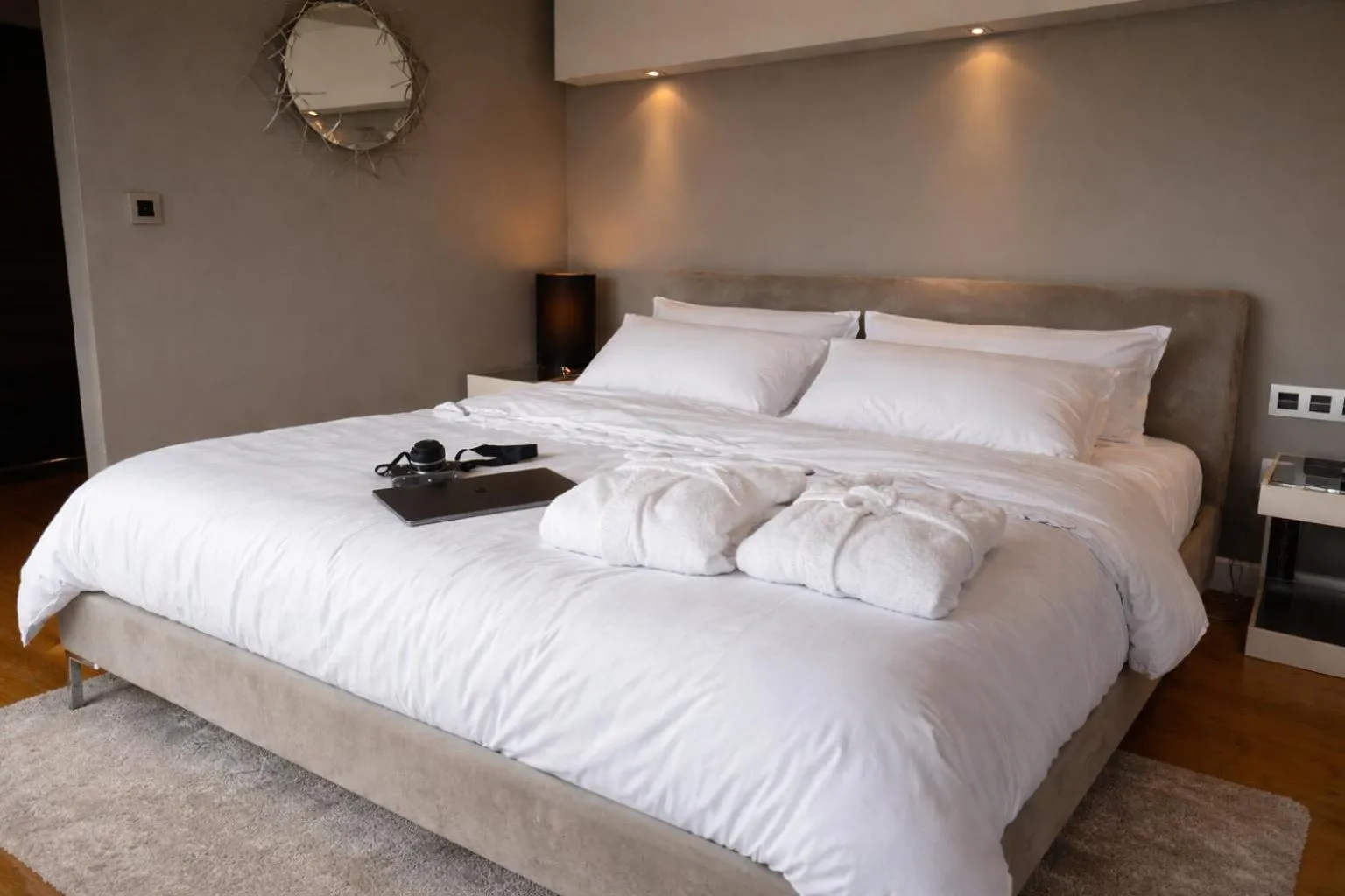 Bed in Hotel Carboneras Cabo de Gata Spa