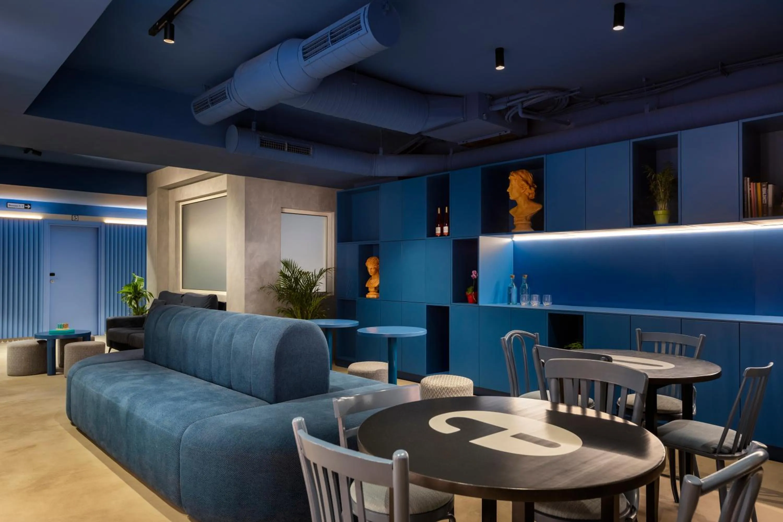 Living room in Coeo Pod Hostel Beatas