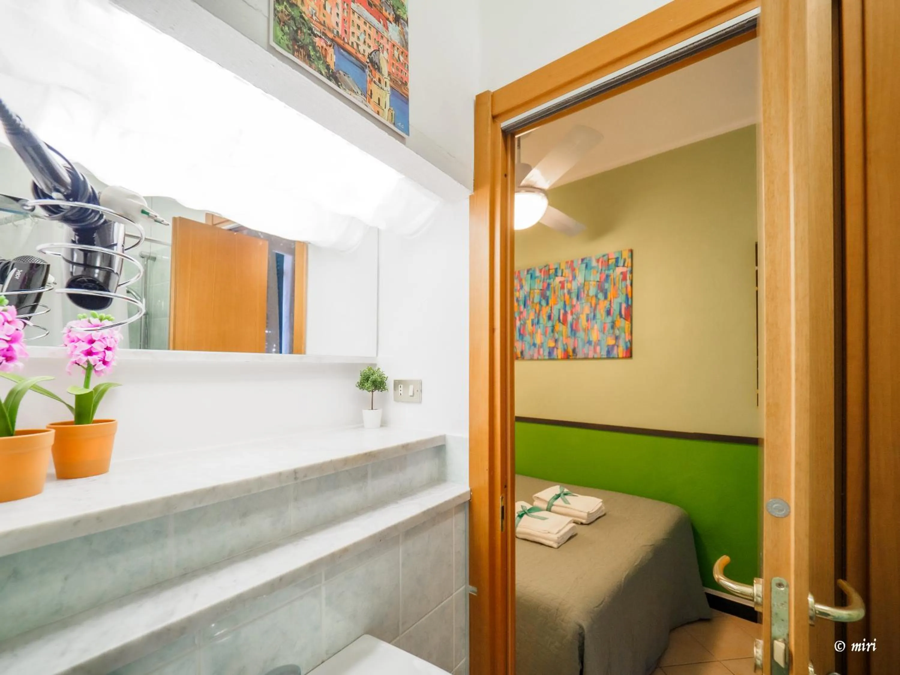 Bathroom in Carmelina Tiny Village Room