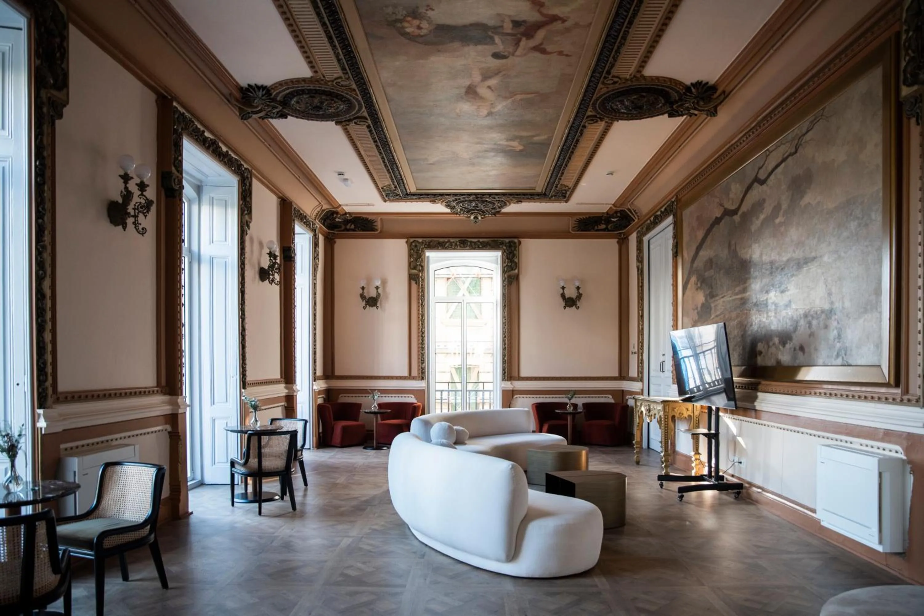 Living room in Soho Boutique Palacio de Pombo
