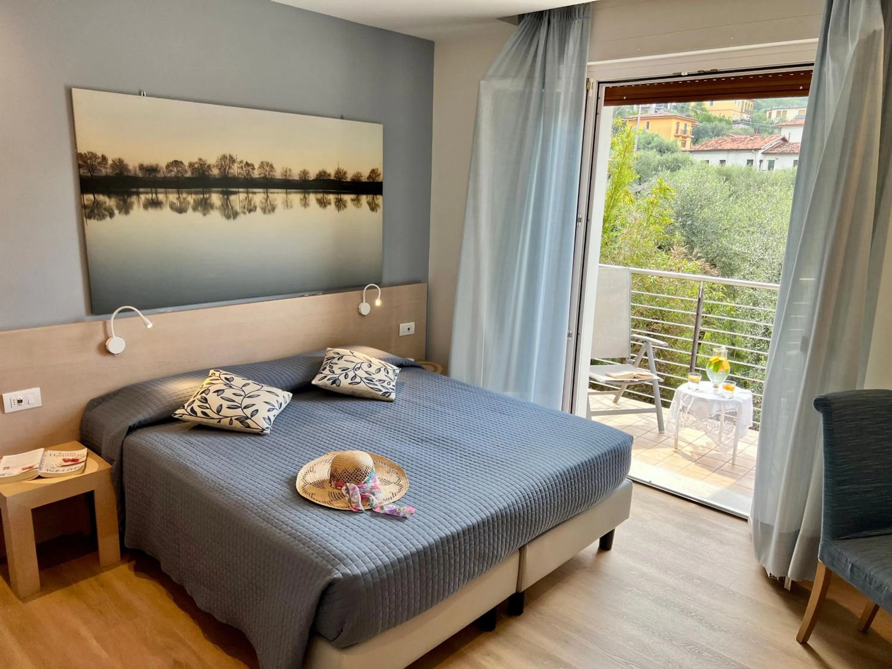 Bed in Eco Hotel Ariston