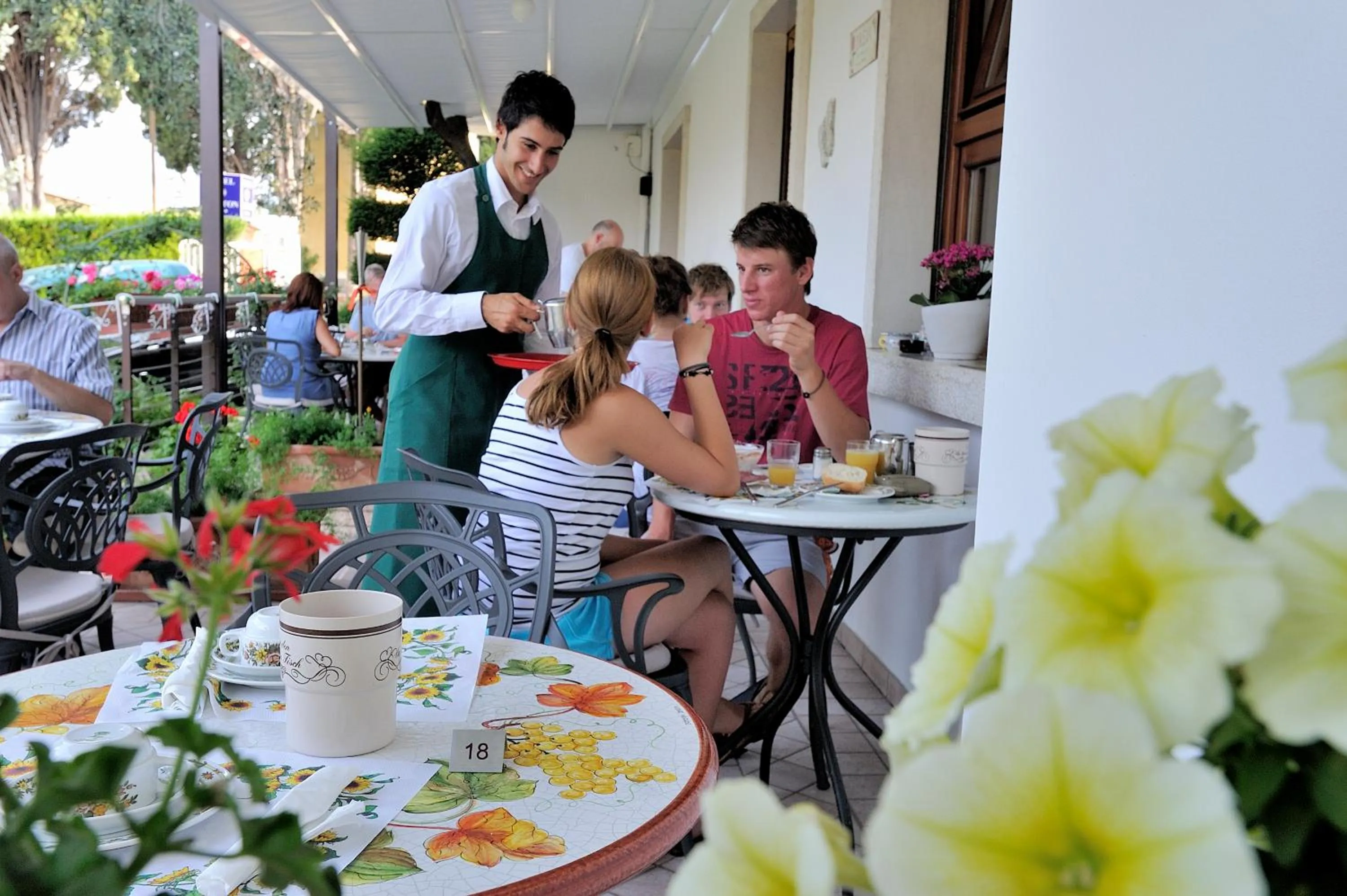 Balcony/Terrace in Eco Hotel Ariston