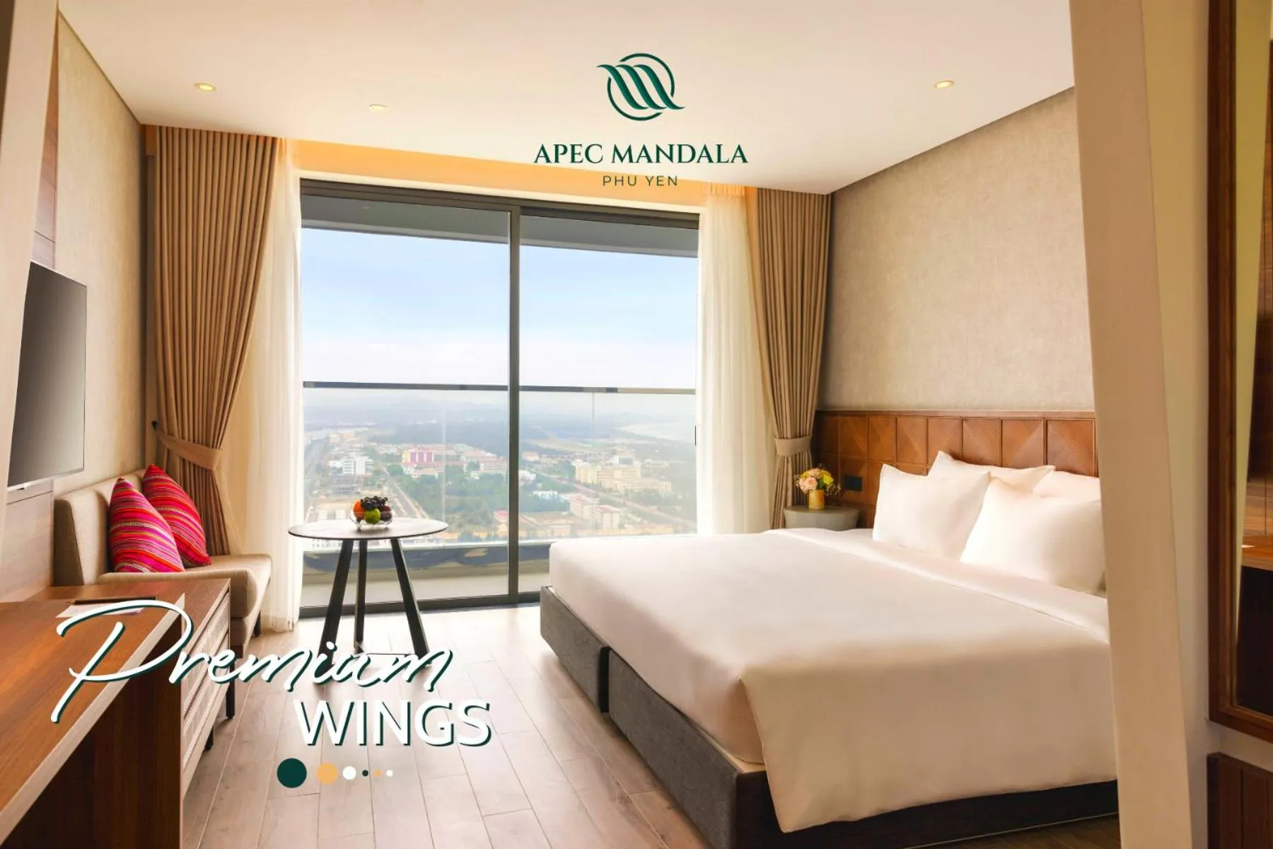 Photo of the whole room, Bed in Mandala Hotel & Spa Phú Yên - 24hours Stay