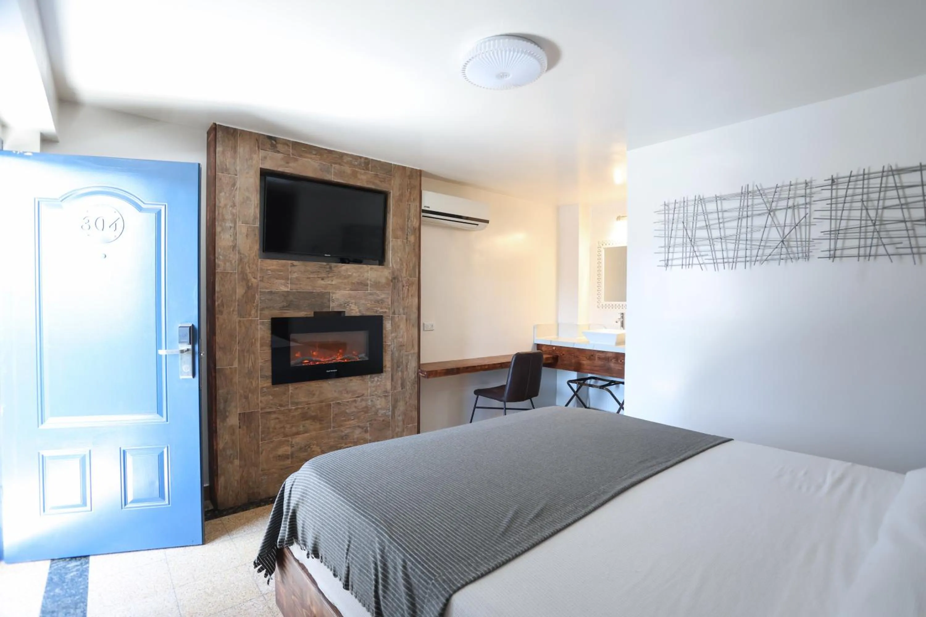 Bed in Hotel Aqua Rio