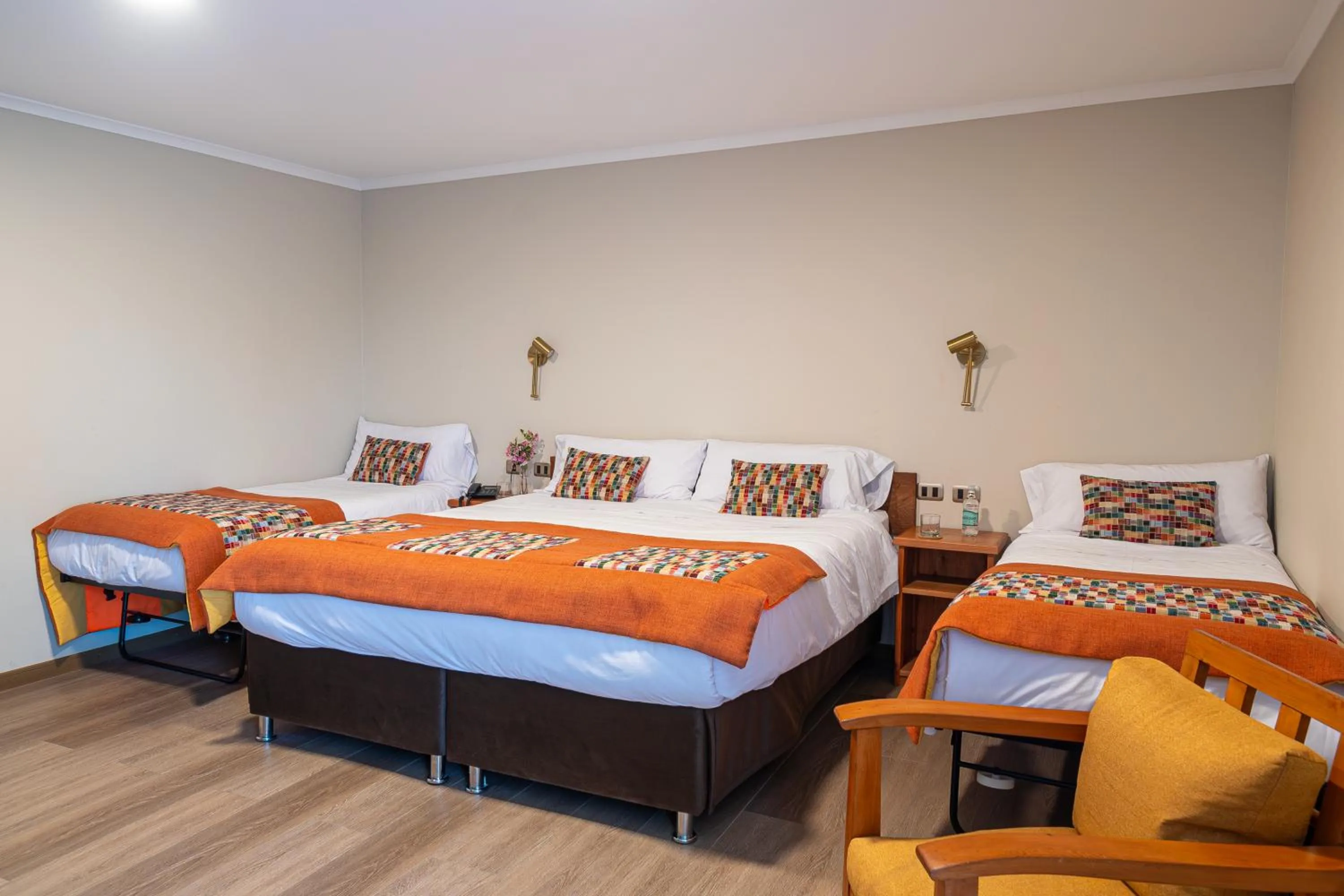 Photo of the whole room, Bed in Hotel Madero Talca