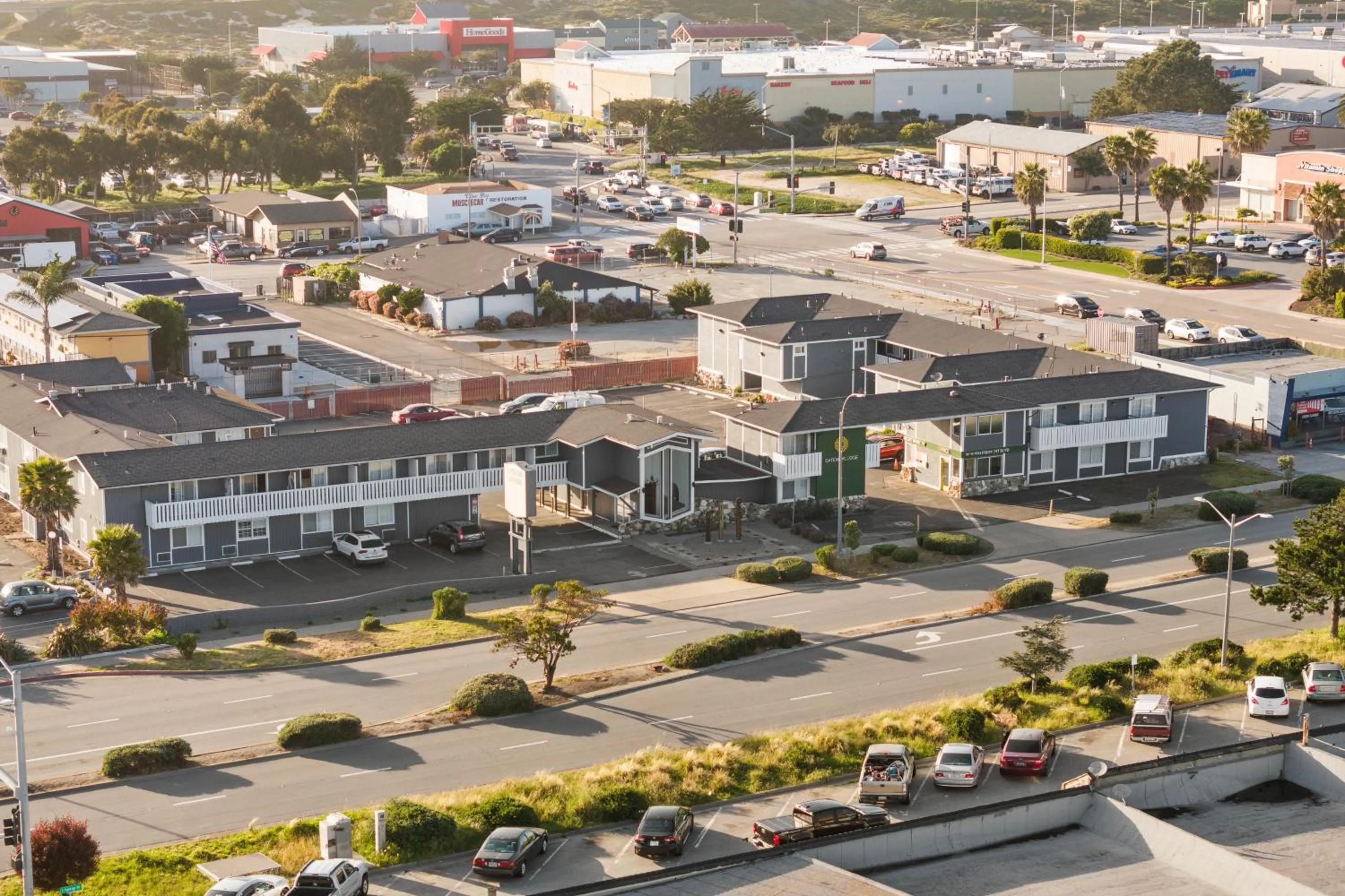 Bird's eye view in Gateway Lodge