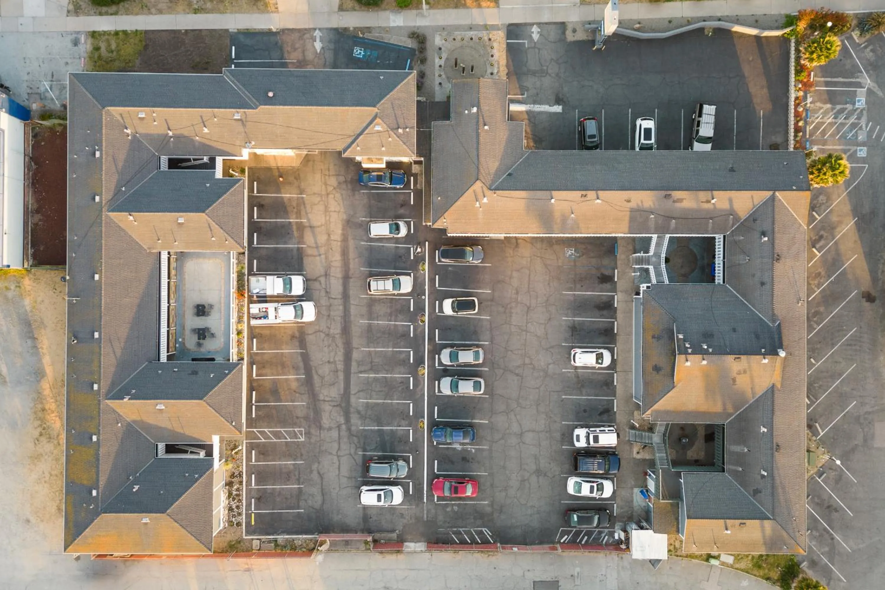 Bird's eye view in Gateway Lodge