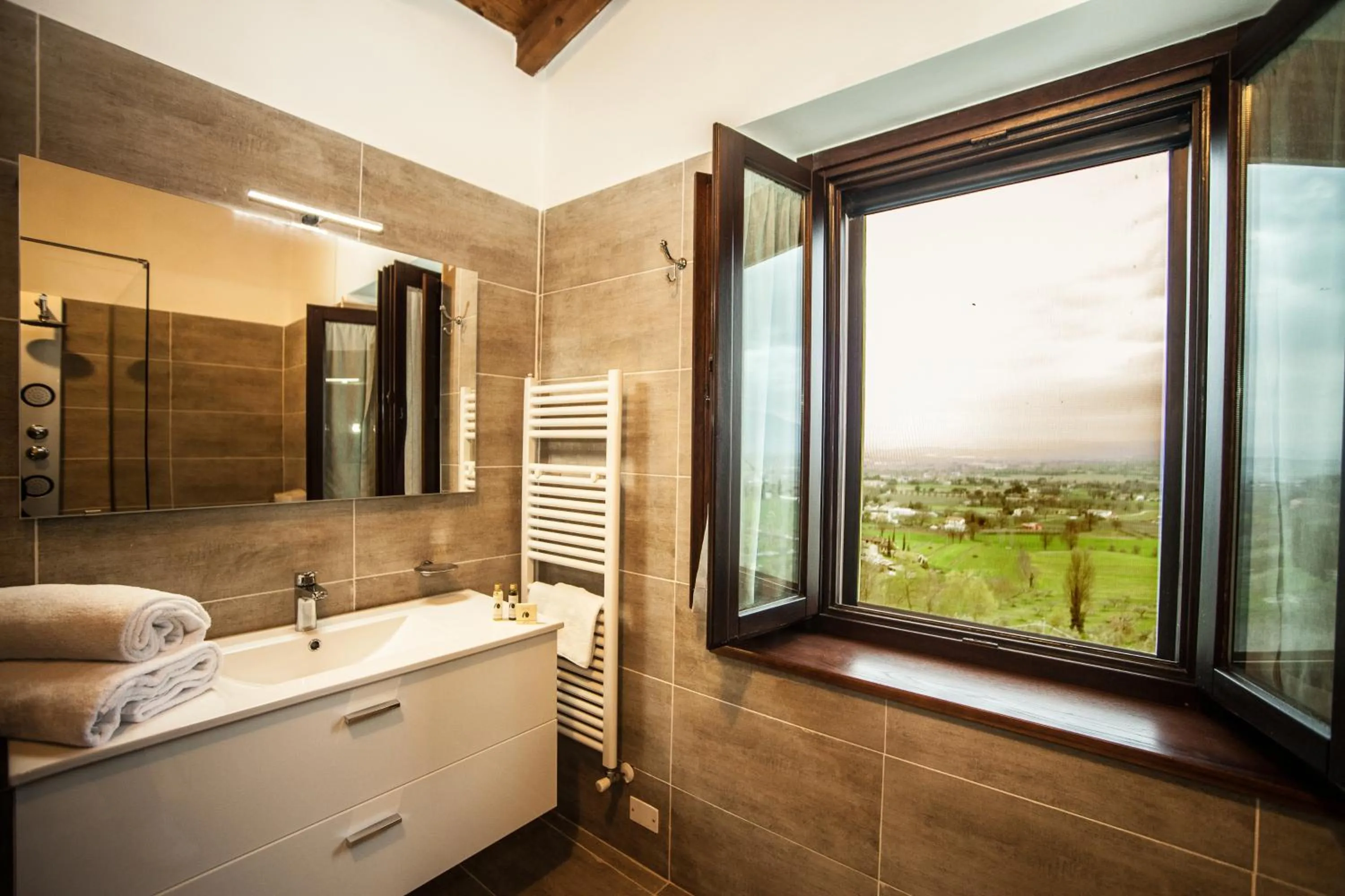 Shower in Il Poggio degli Olivi