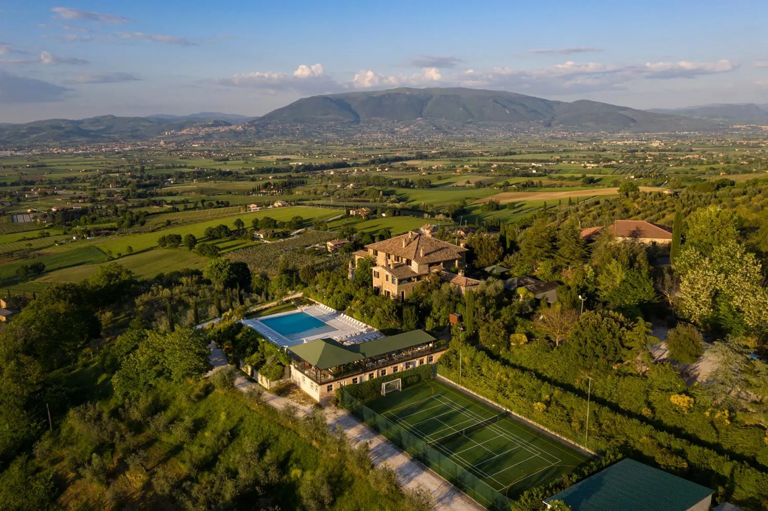 Bird's eye view in Il Poggio degli Olivi