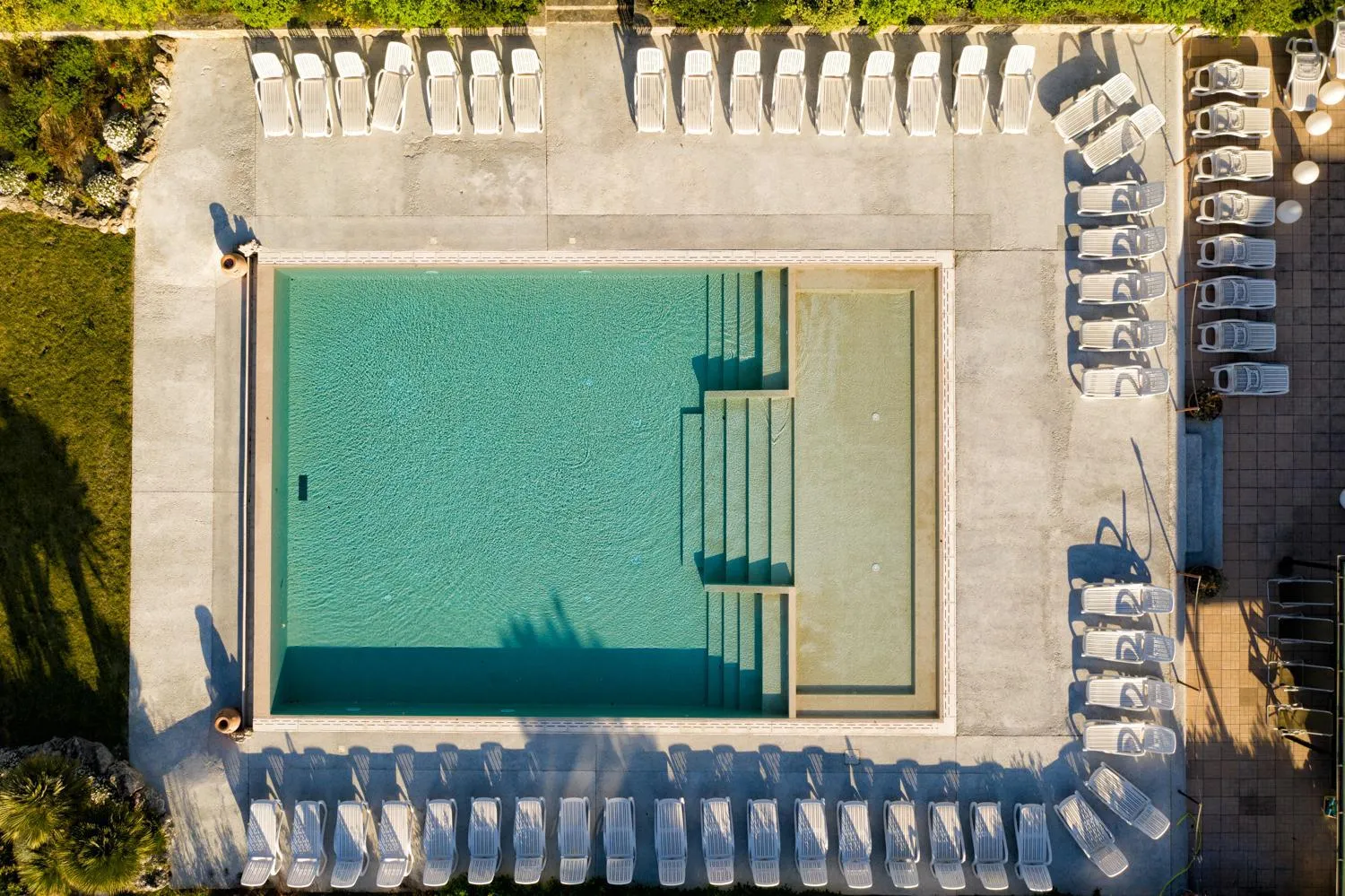 Pool view in Il Poggio degli Olivi