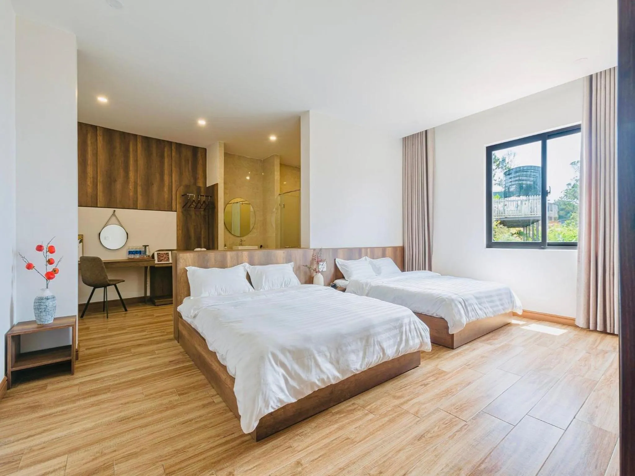 Bed in Đá Góc Nhà Boutique Hotel