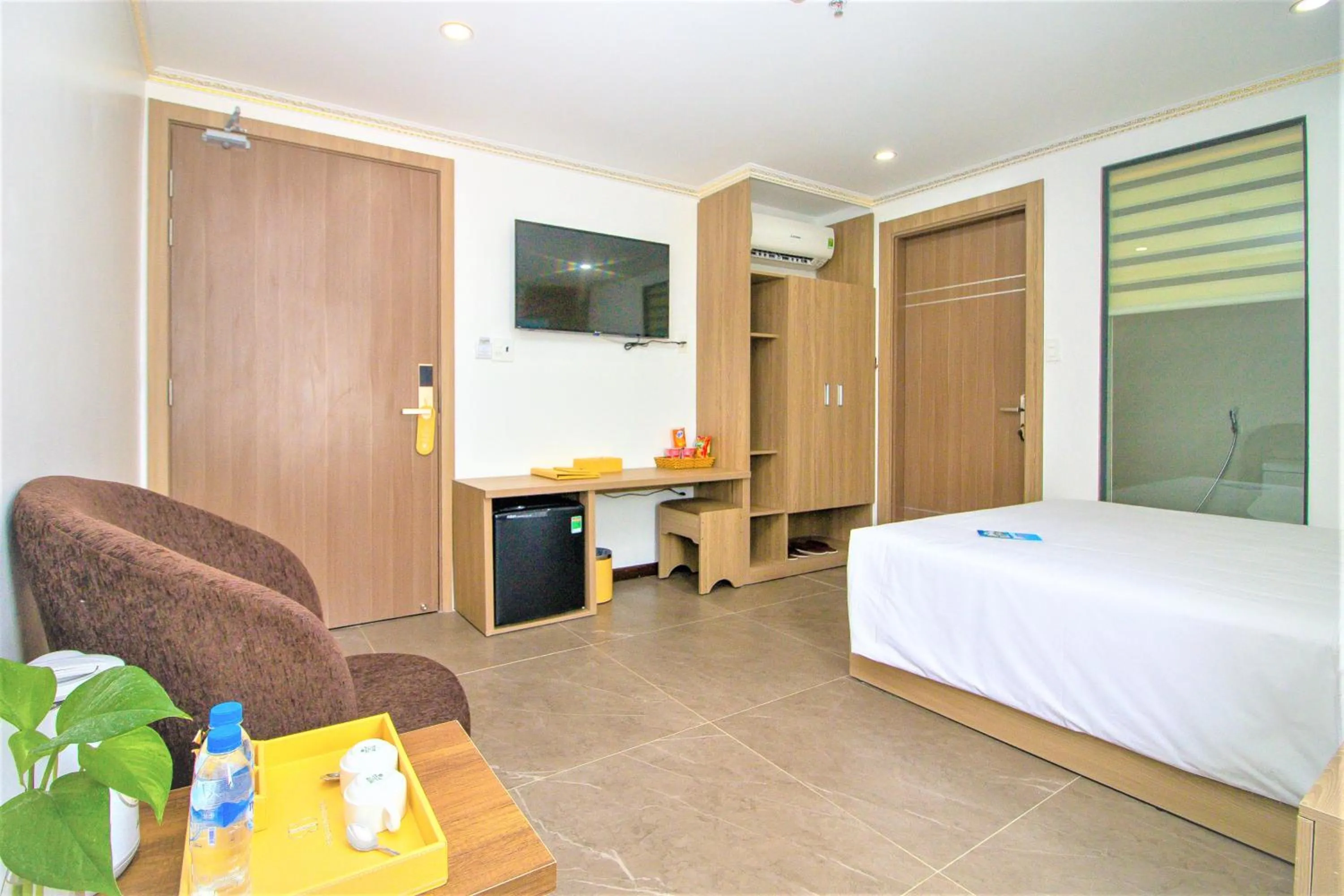 Bed in Pearl Beach Hotel Quy Nhon