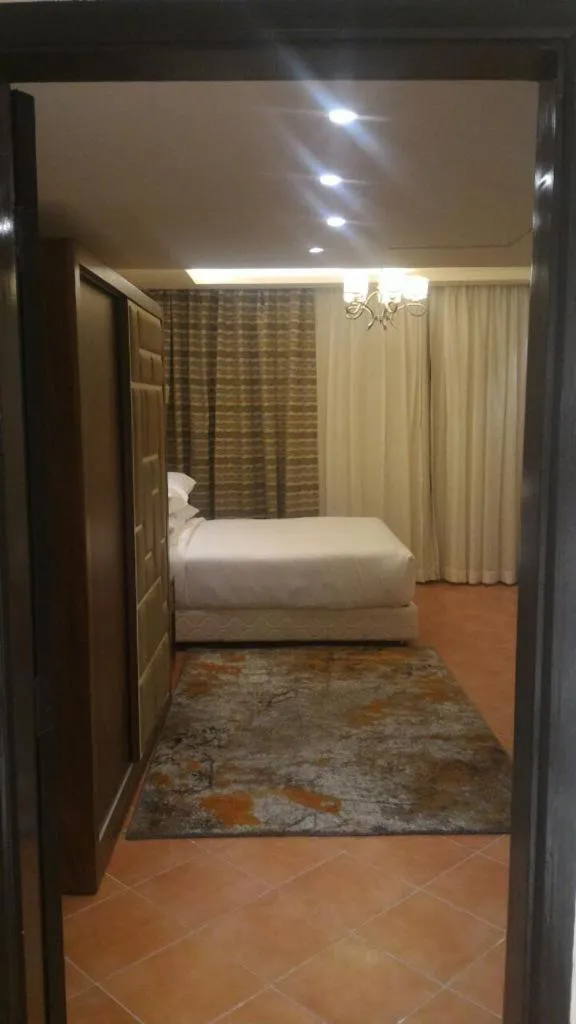 Bed in Amazing sea view Penthouse Apartment in Pyramids Porto El-Sokhna