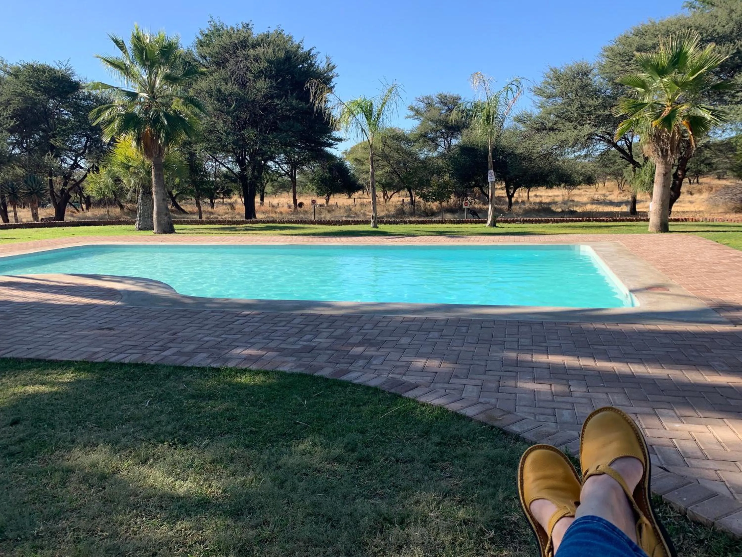 Natural landscape in Otjibamba Lodge