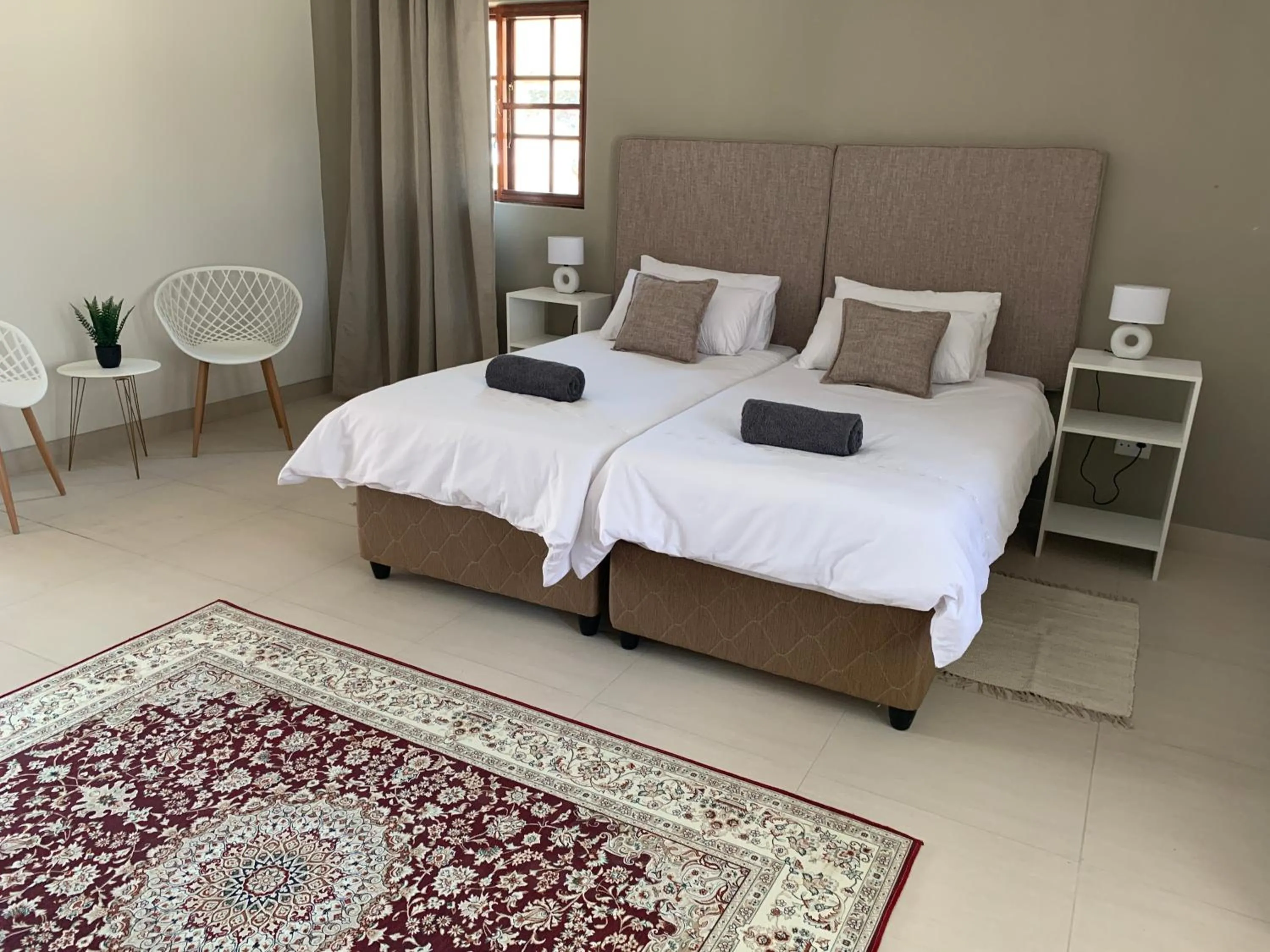 Bed in Otjibamba Lodge