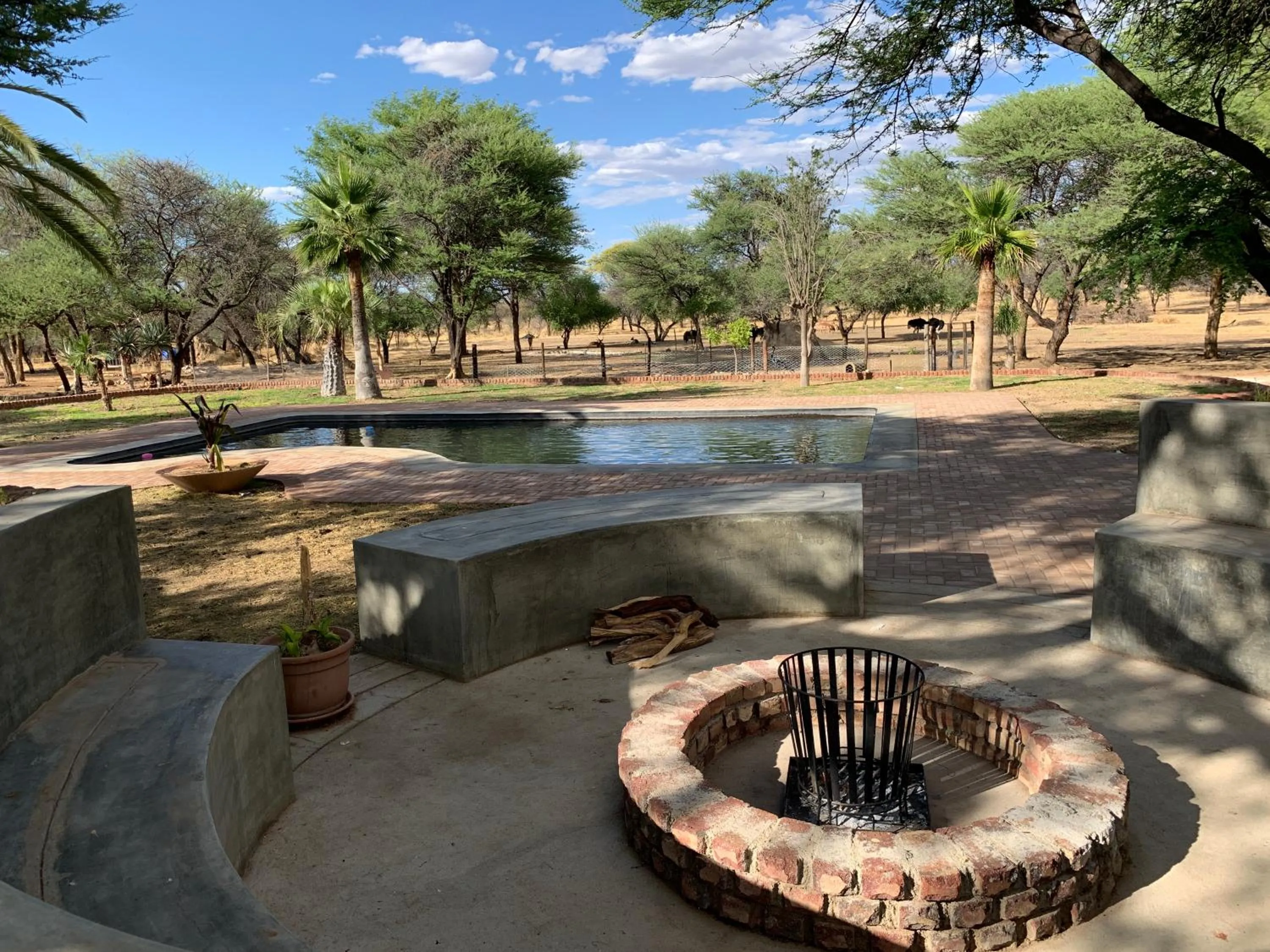 Swimming pool in Otjibamba Lodge
