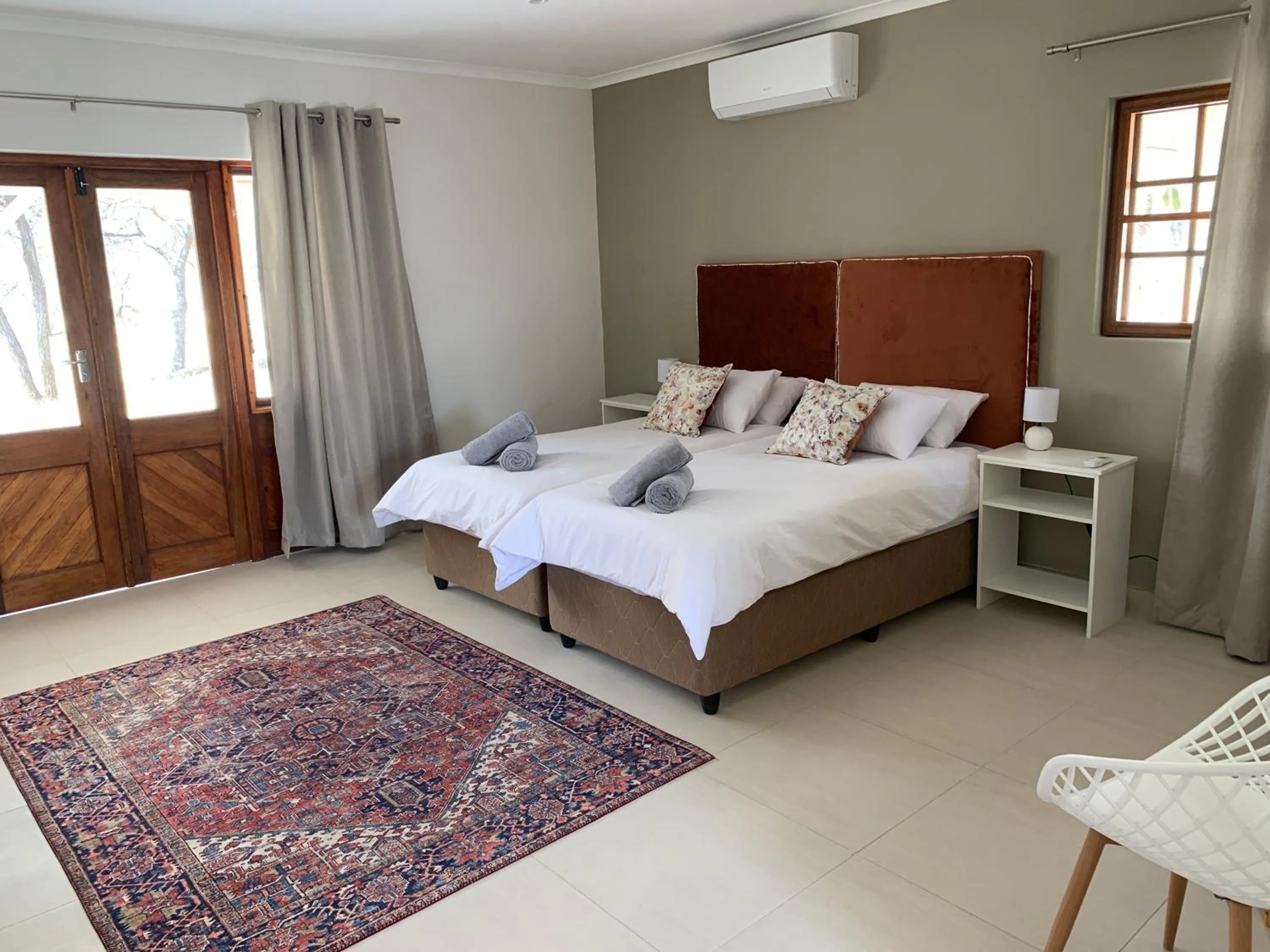 Bed in Otjibamba Lodge