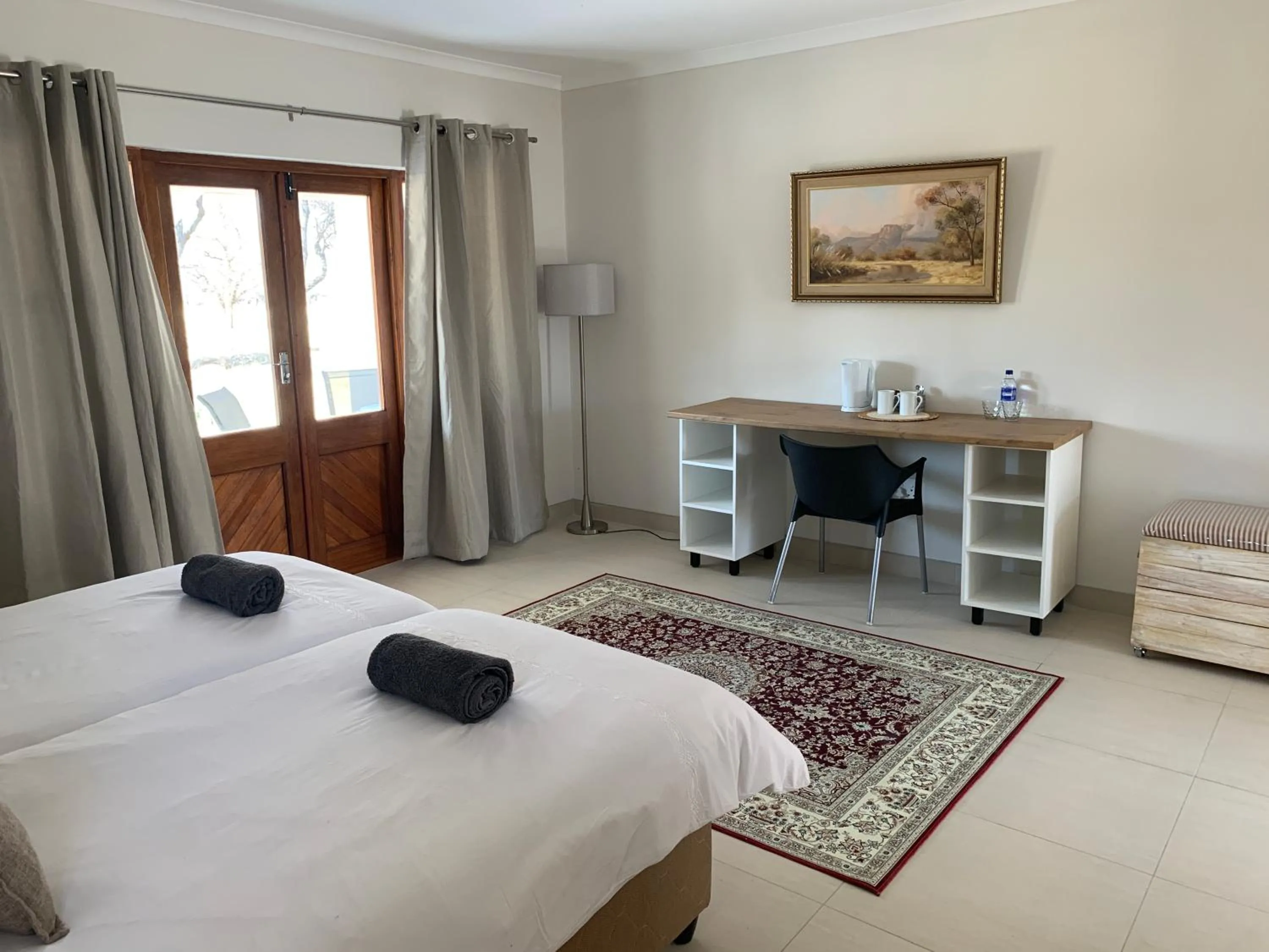 Bed in Otjibamba Lodge