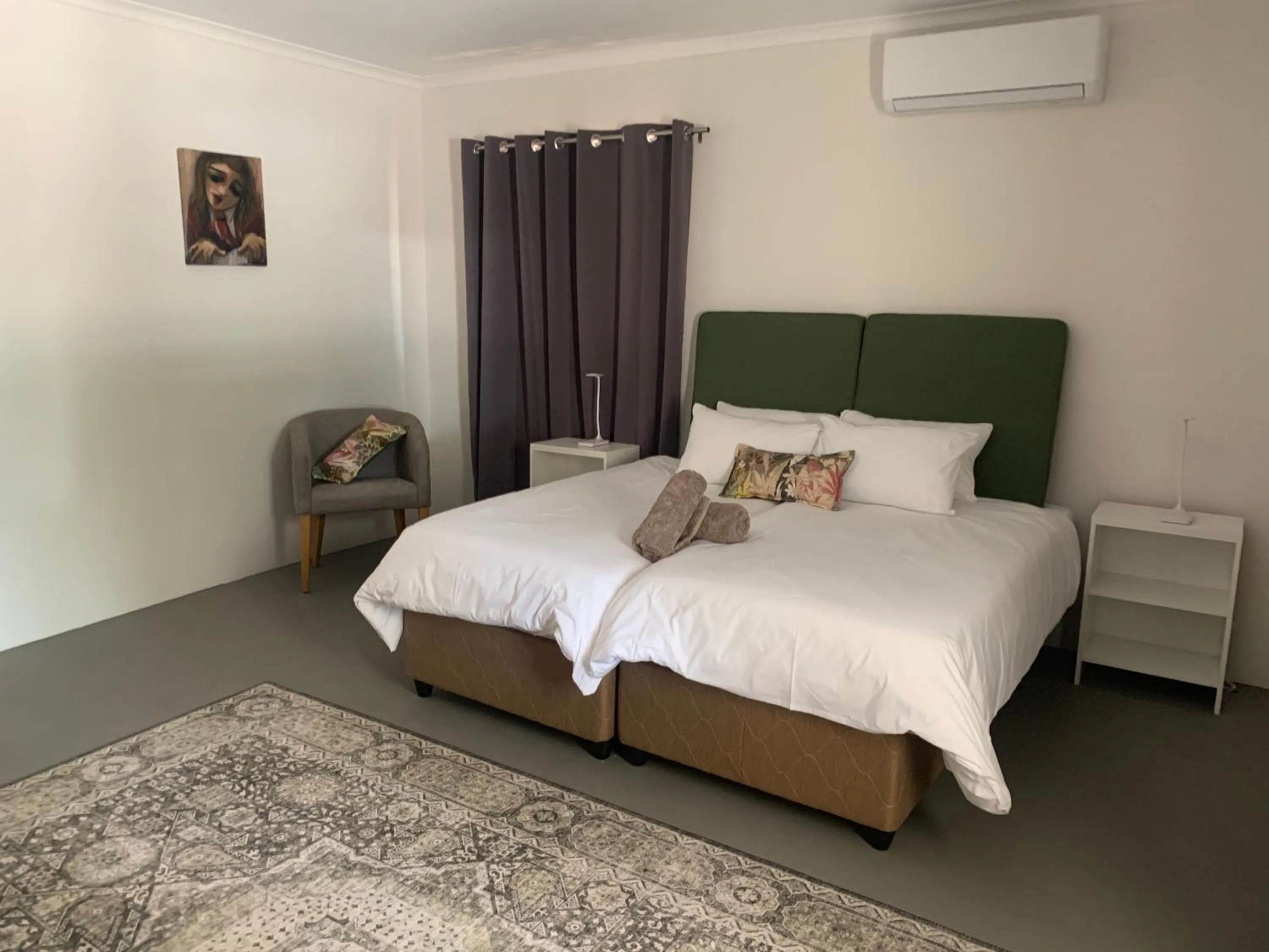 Bed in Otjibamba Lodge