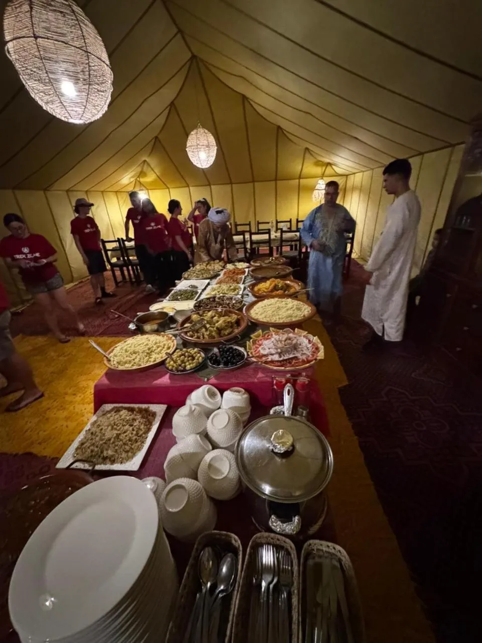 Restaurant/places to eat in Trek desert Morocco Sarl