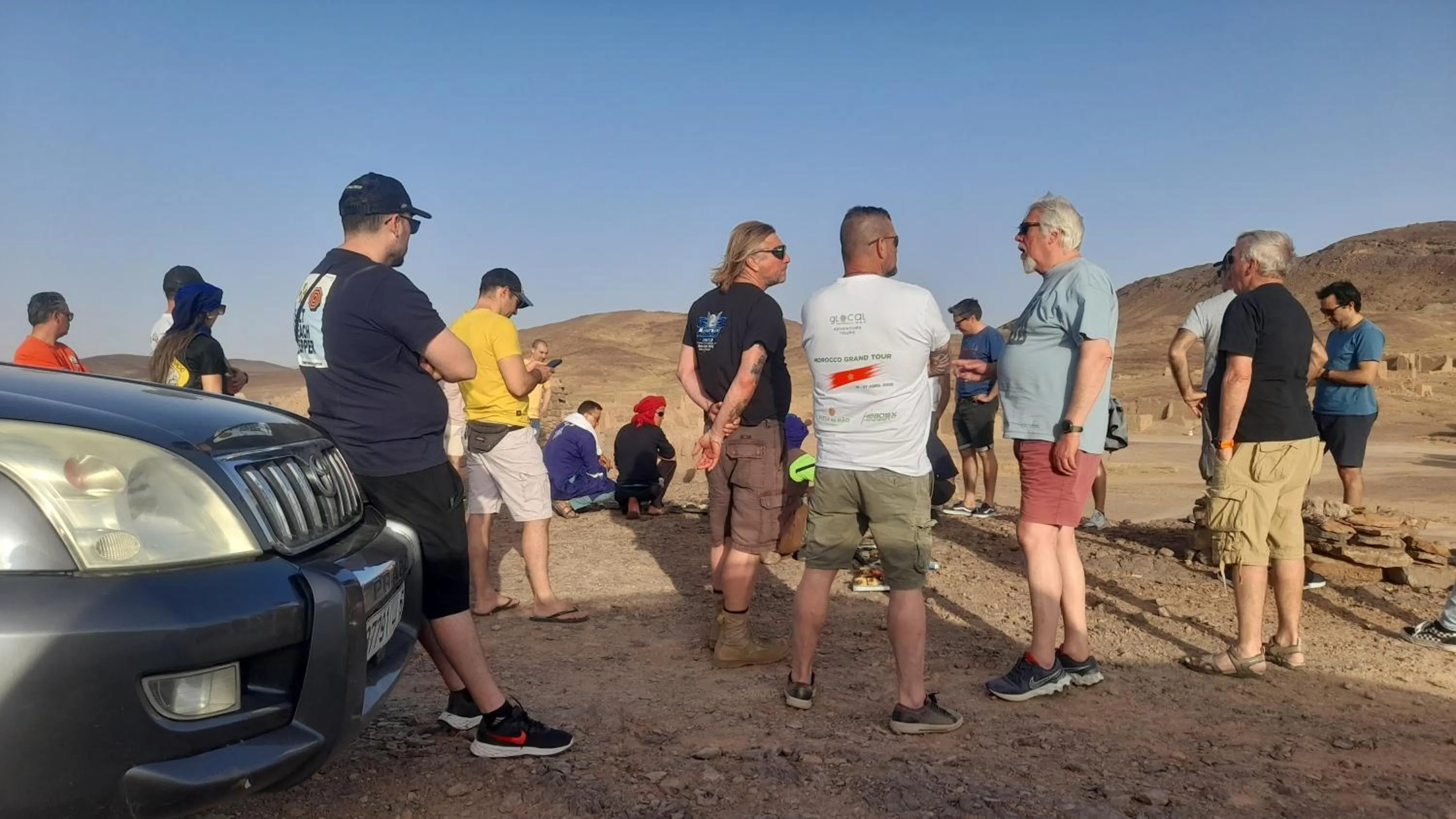 People in Trek desert Morocco Sarl