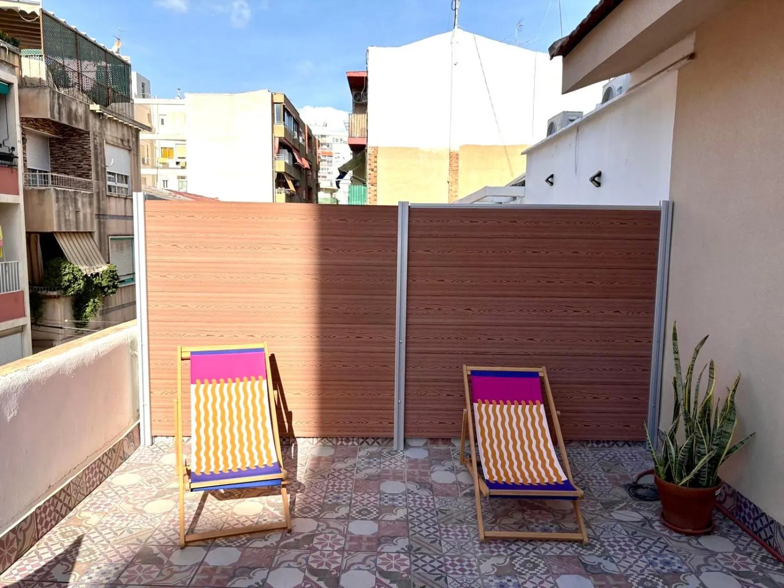 Balcony/Terrace in Soho Boho Apartments - with sunny rooftop terrace and fiber optic internet