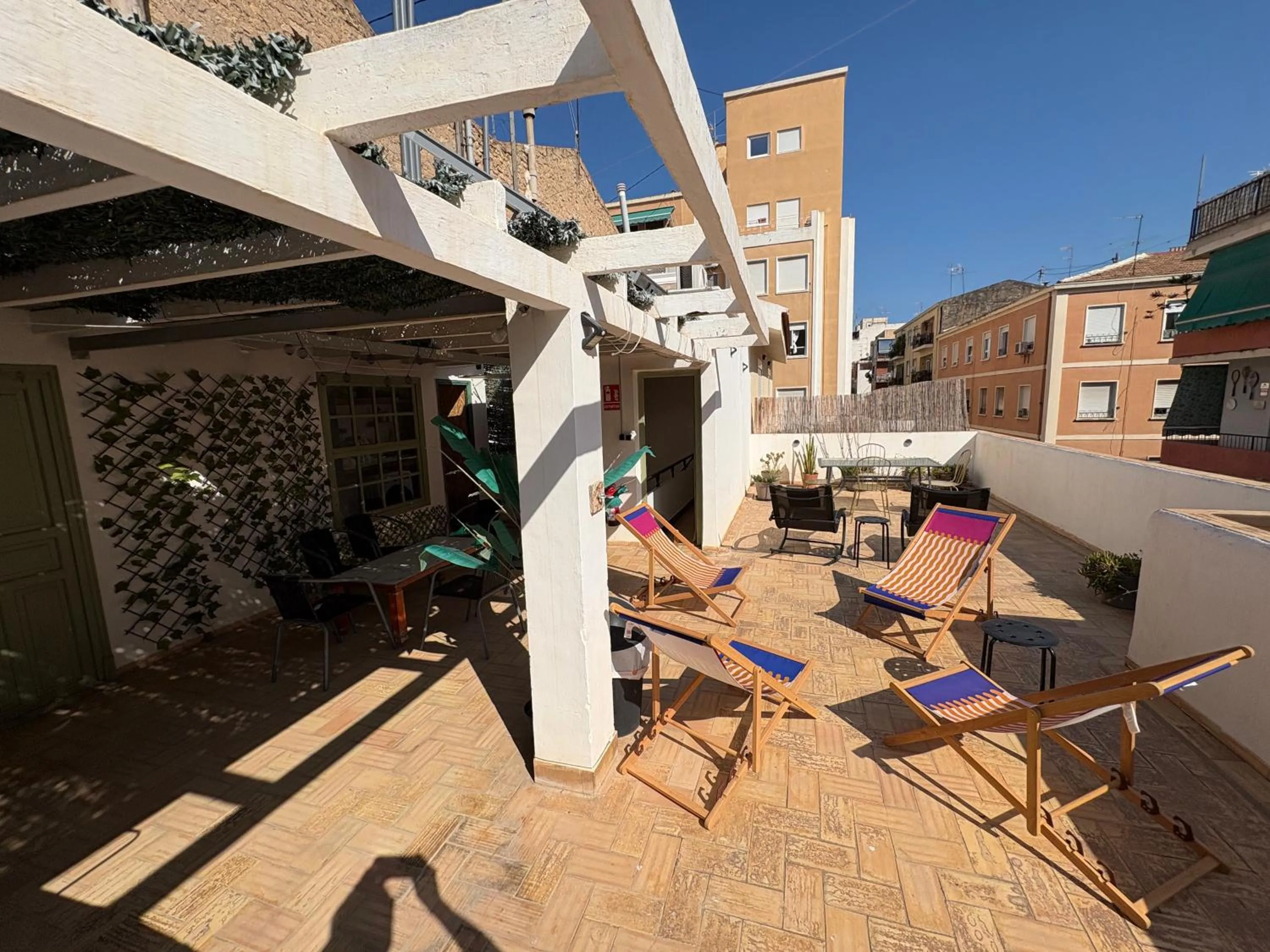 Balcony/Terrace in Soho Boho Apartments - with sunny rooftop terrace and fiber optic internet