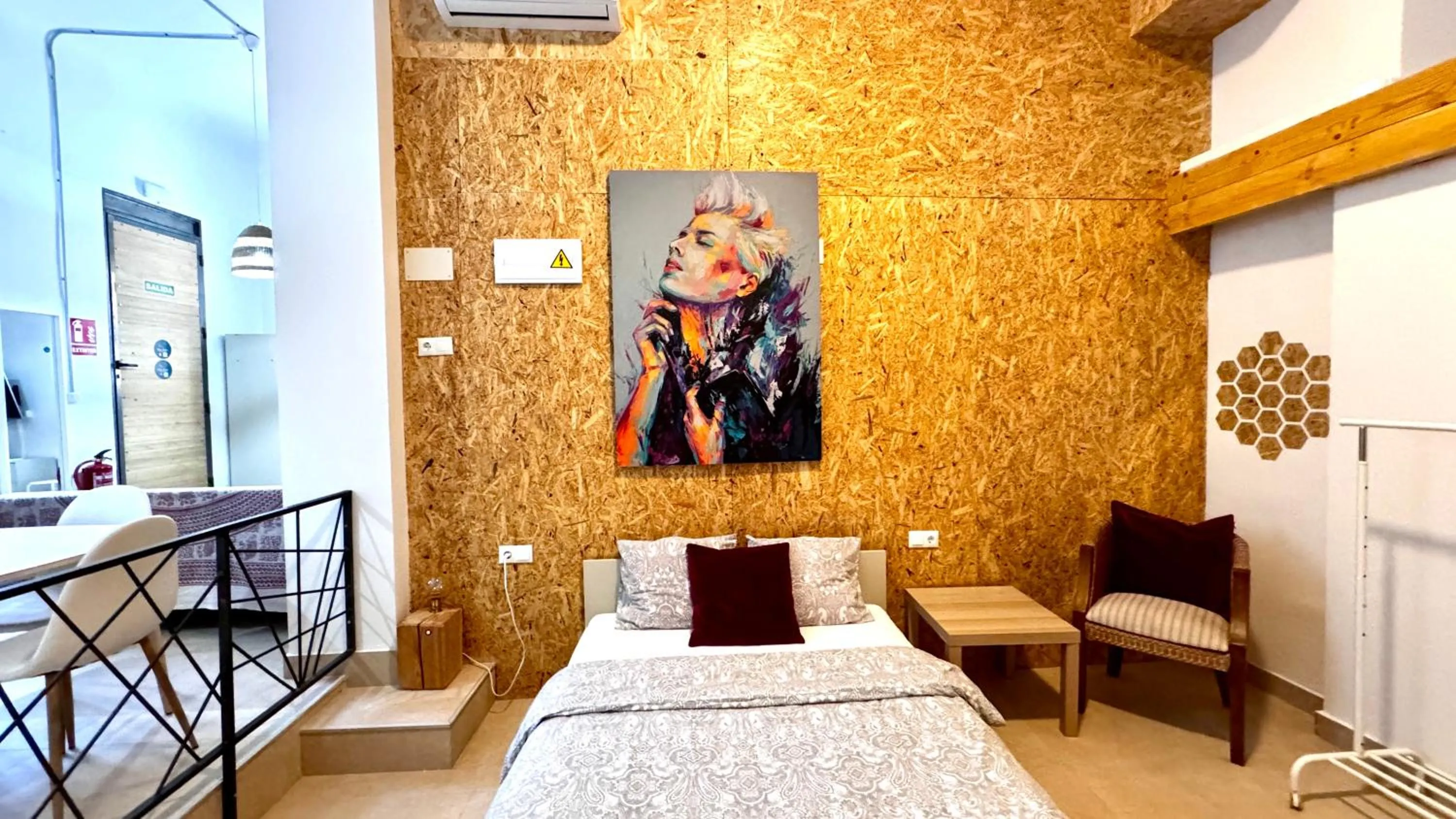 Photo of the whole room, Bed in Soho Boho Apartments - with sunny rooftop terrace and fiber optic internet