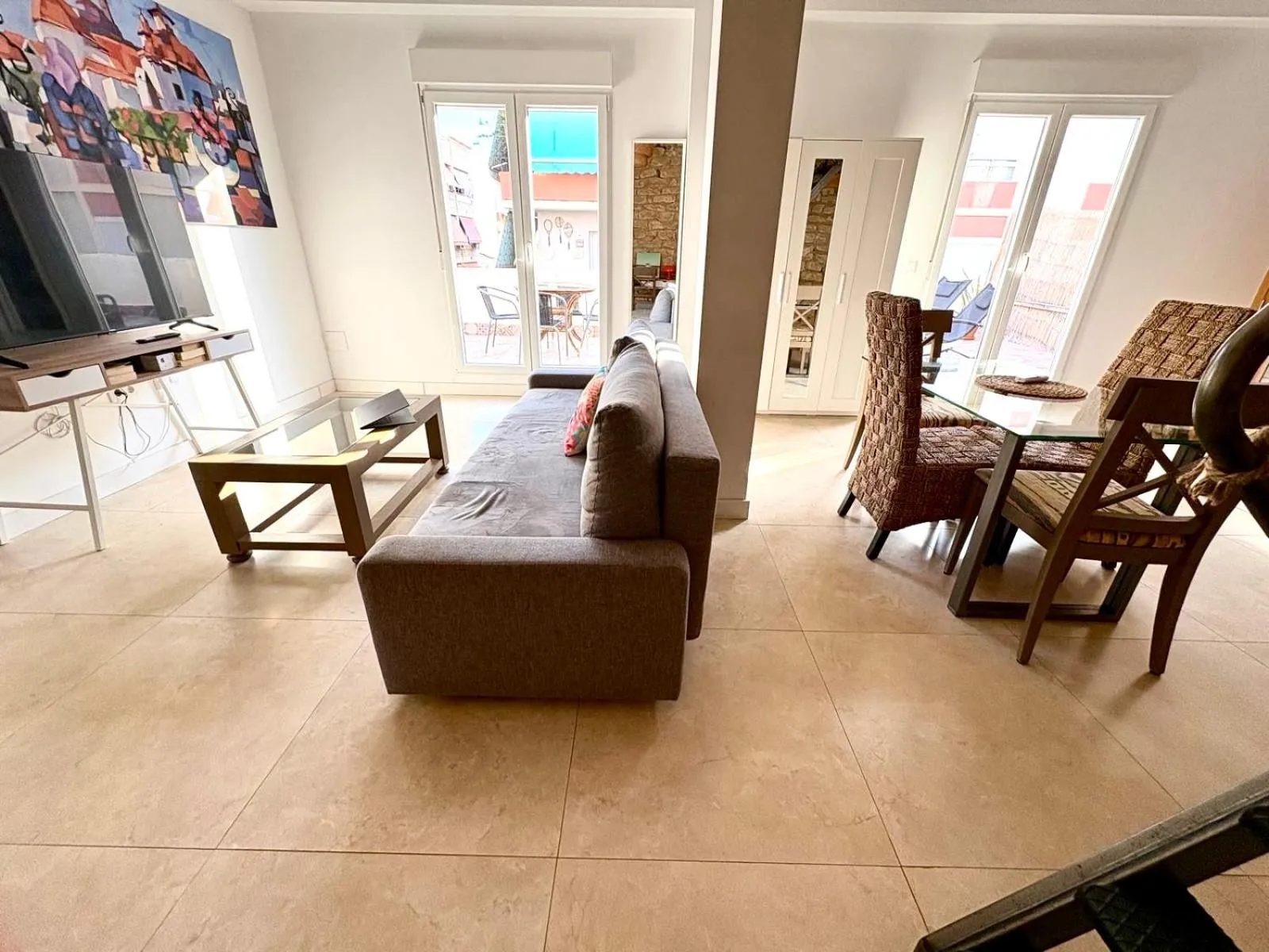 View (from property/room) in Soho Boho Apartments - with sunny rooftop terrace and fiber optic internet