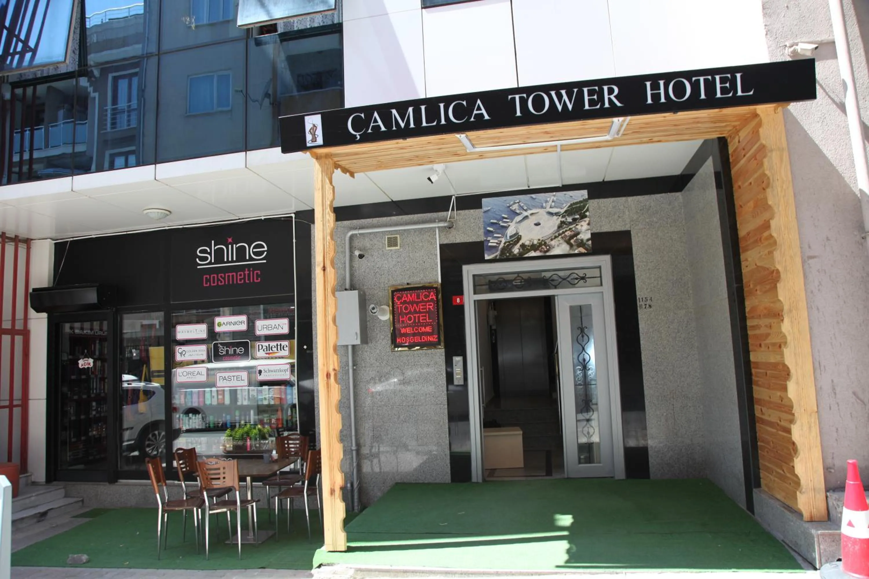 Facade/entrance in Çamlıca Tower Hotel
