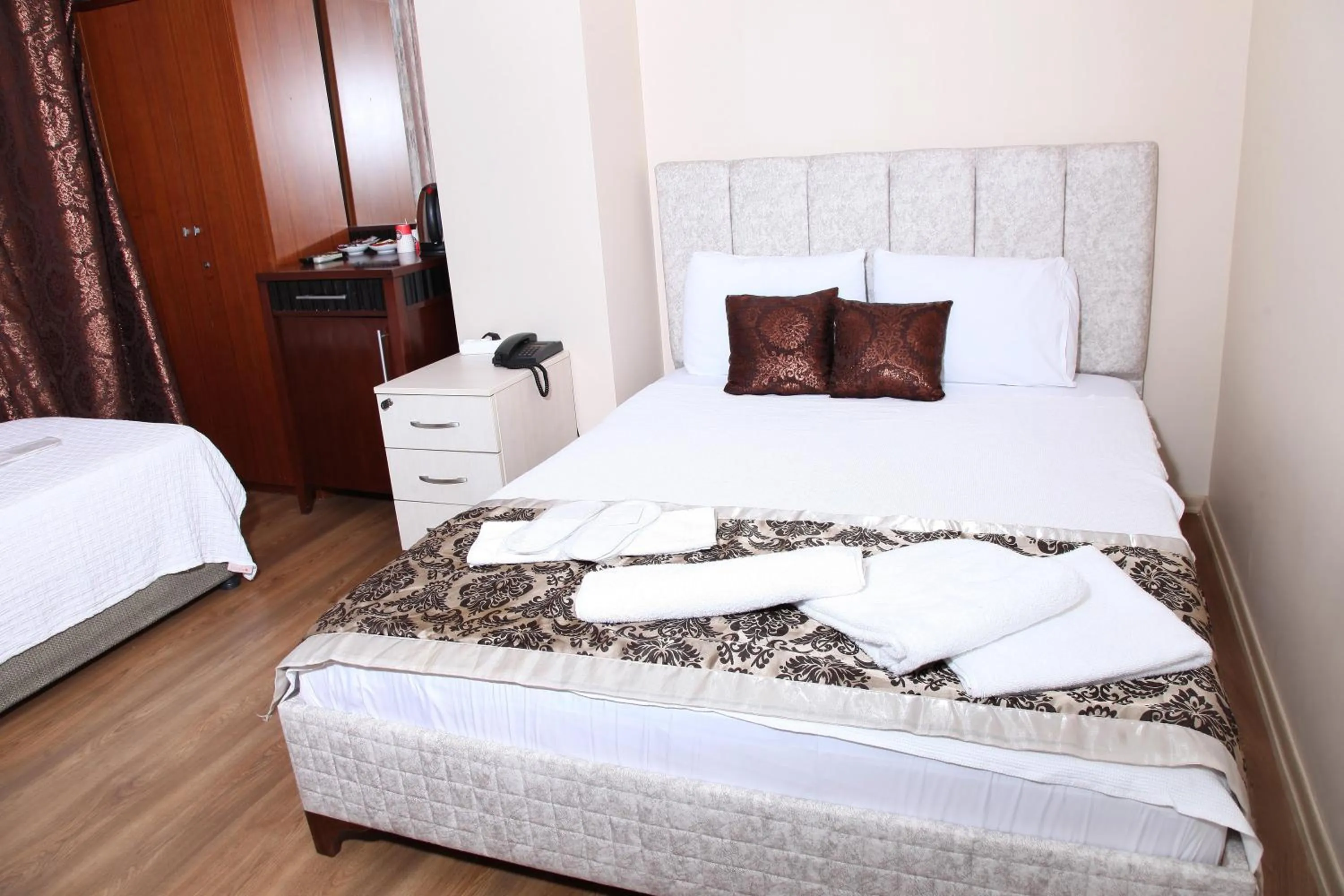 Bed in Çamlıca Tower Hotel