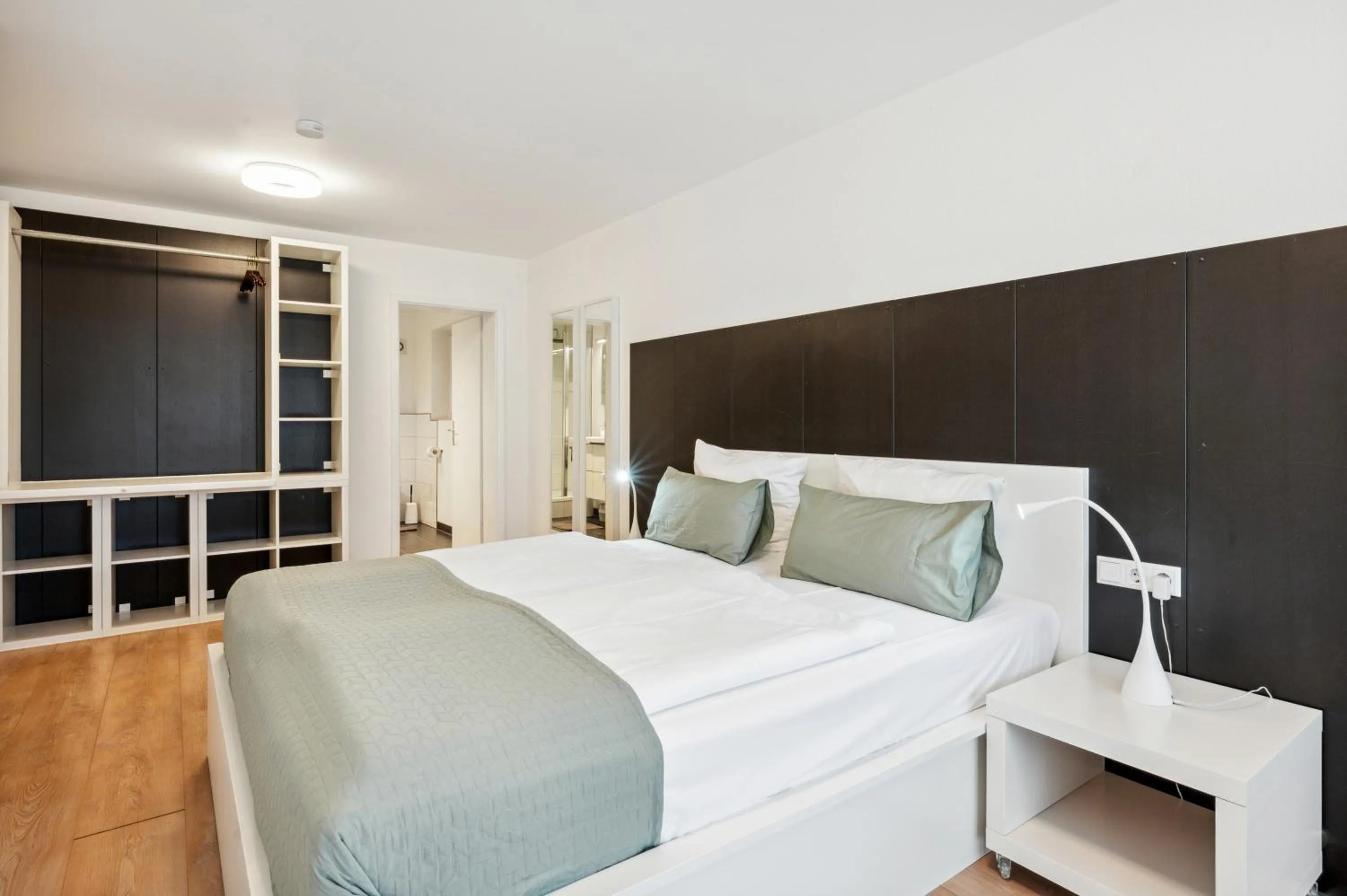 Photo of the whole room, Bed in Gästehaus Hartwig