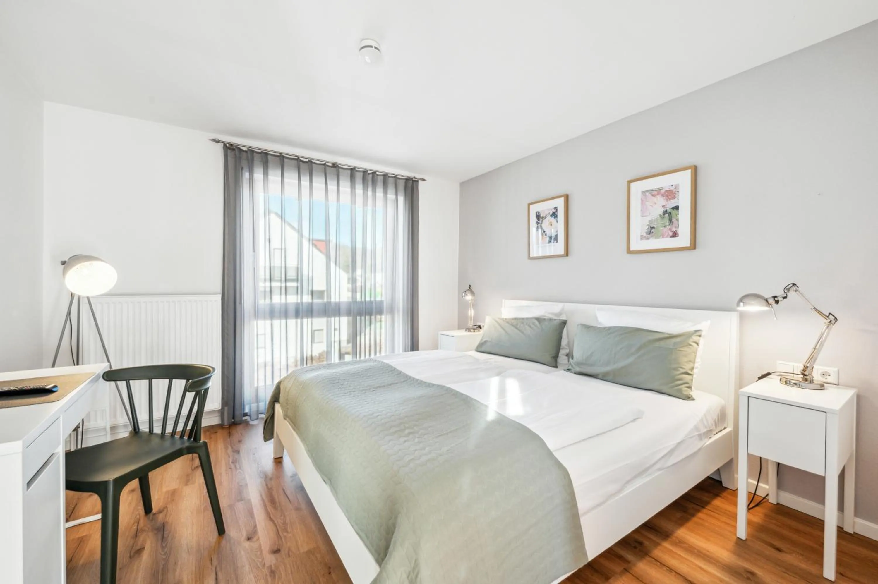 Photo of the whole room, Bed in Gästehaus Hartwig