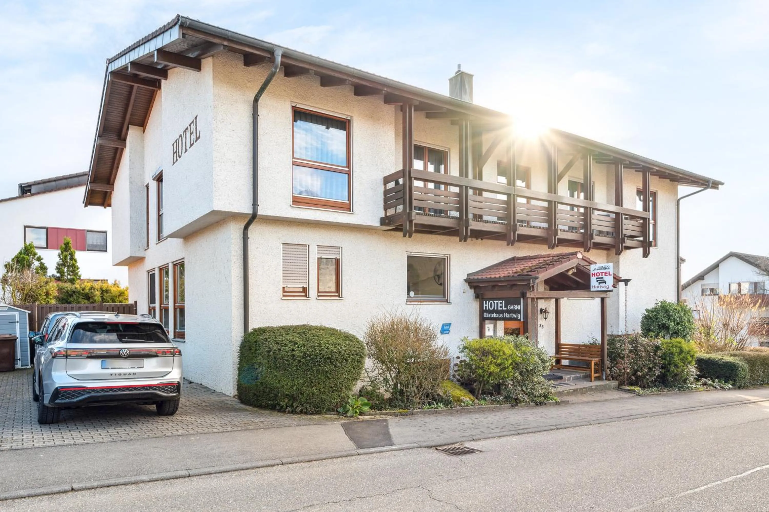 Property building in Gästehaus Hartwig