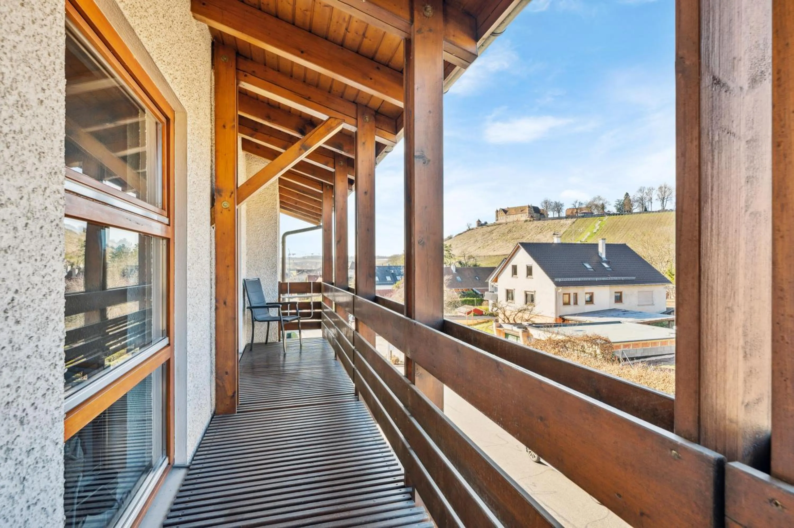 Balcony/Terrace in Gästehaus Hartwig