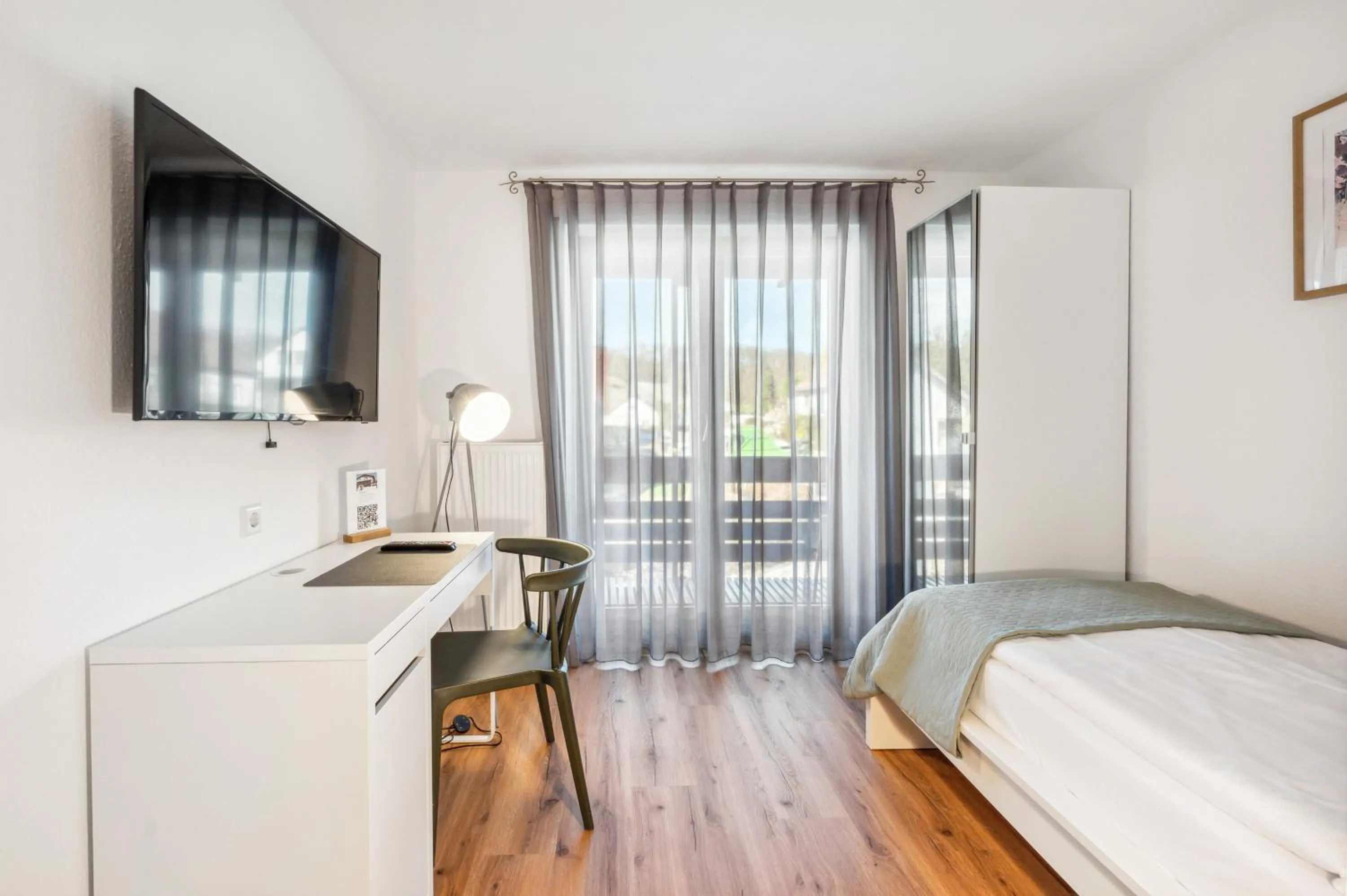 Photo of the whole room, Bed in Gästehaus Hartwig