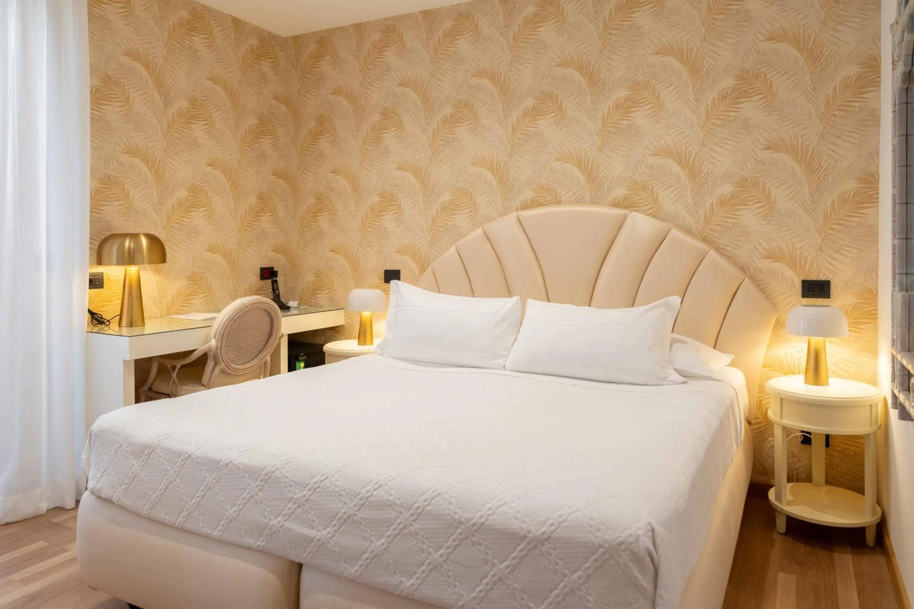 Bed in Hotel Florida Lerici