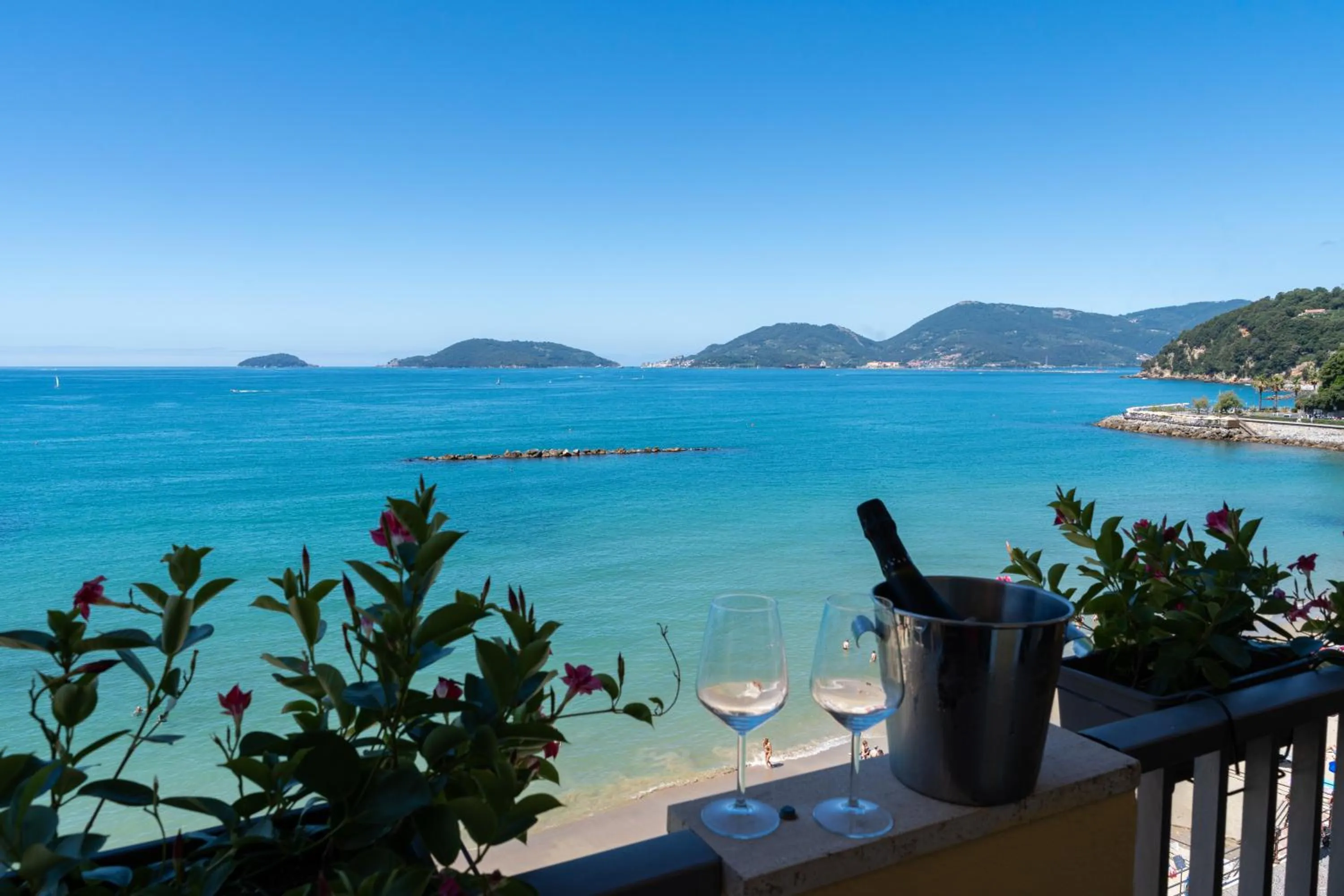 Sea view in Hotel Florida Lerici